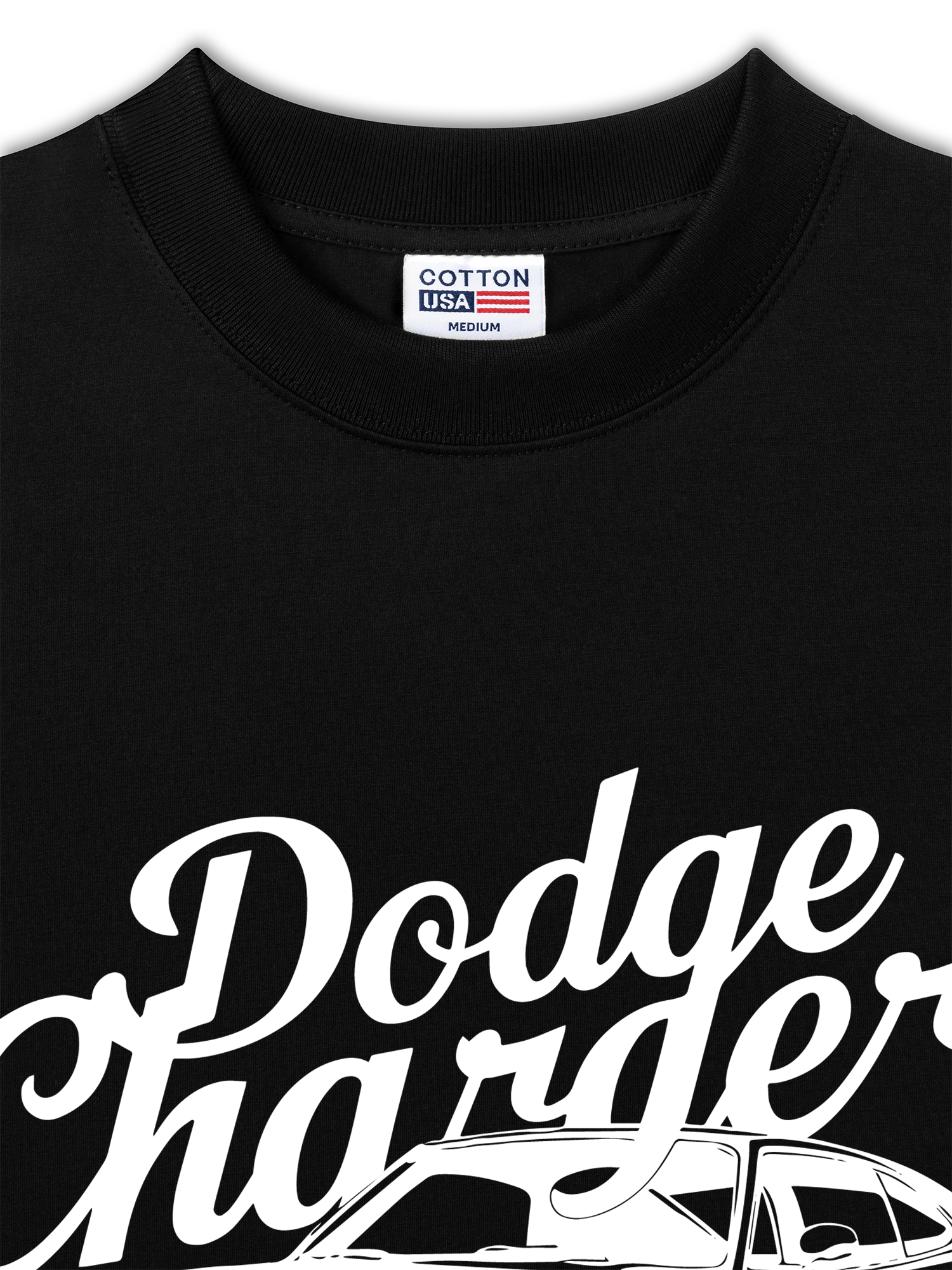 Áo Thun Relaxed Fit Dodge Charger The Road Belongs to Us