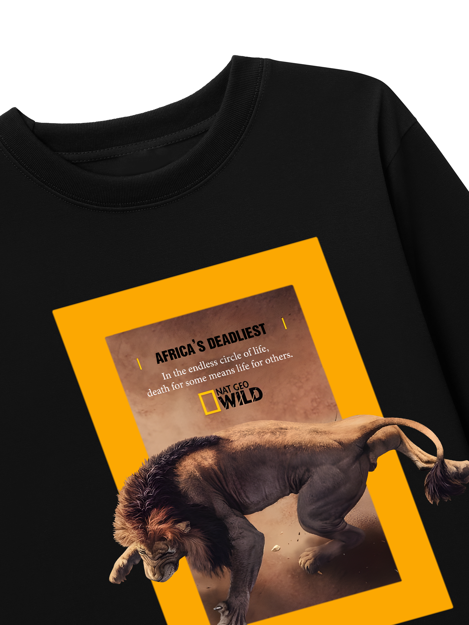 Áo Thun Dài Tay Wild Life Africa's Deadliest