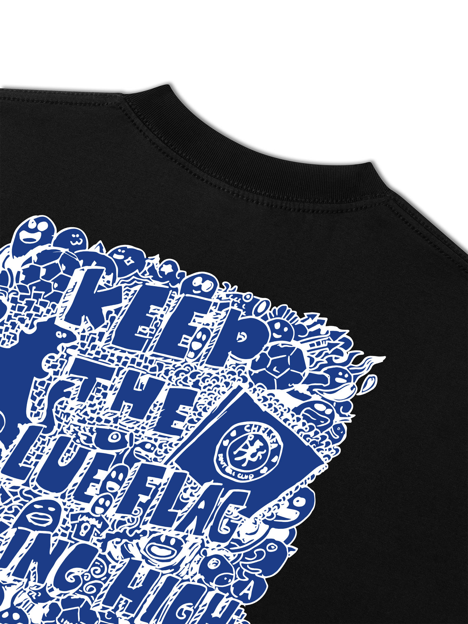 Áo Thun Relaxed Fit Soccer Keep The Blue Flag Flying High