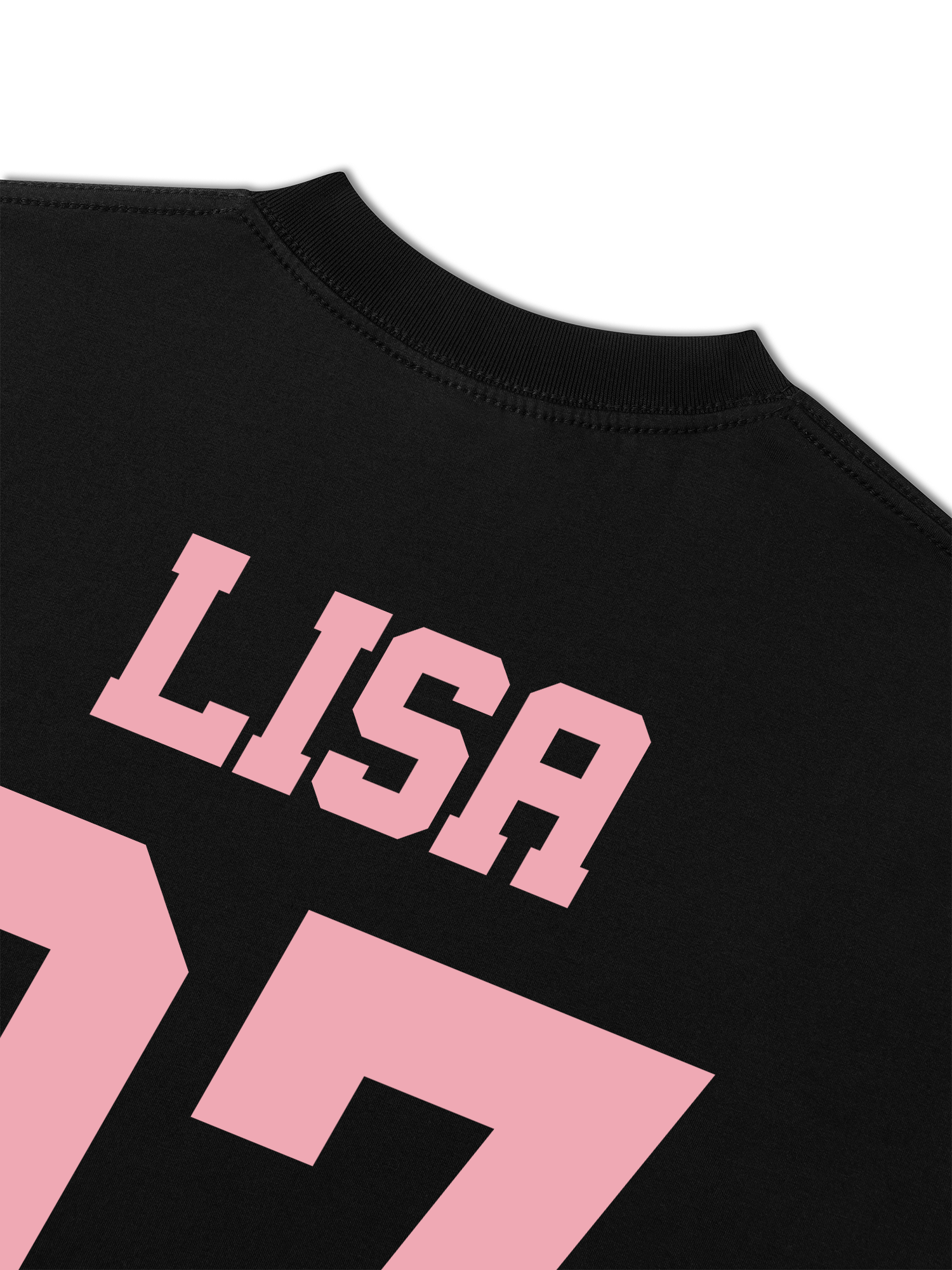 Áo Thun Relaxed Fit Idols Black Pink Lisa