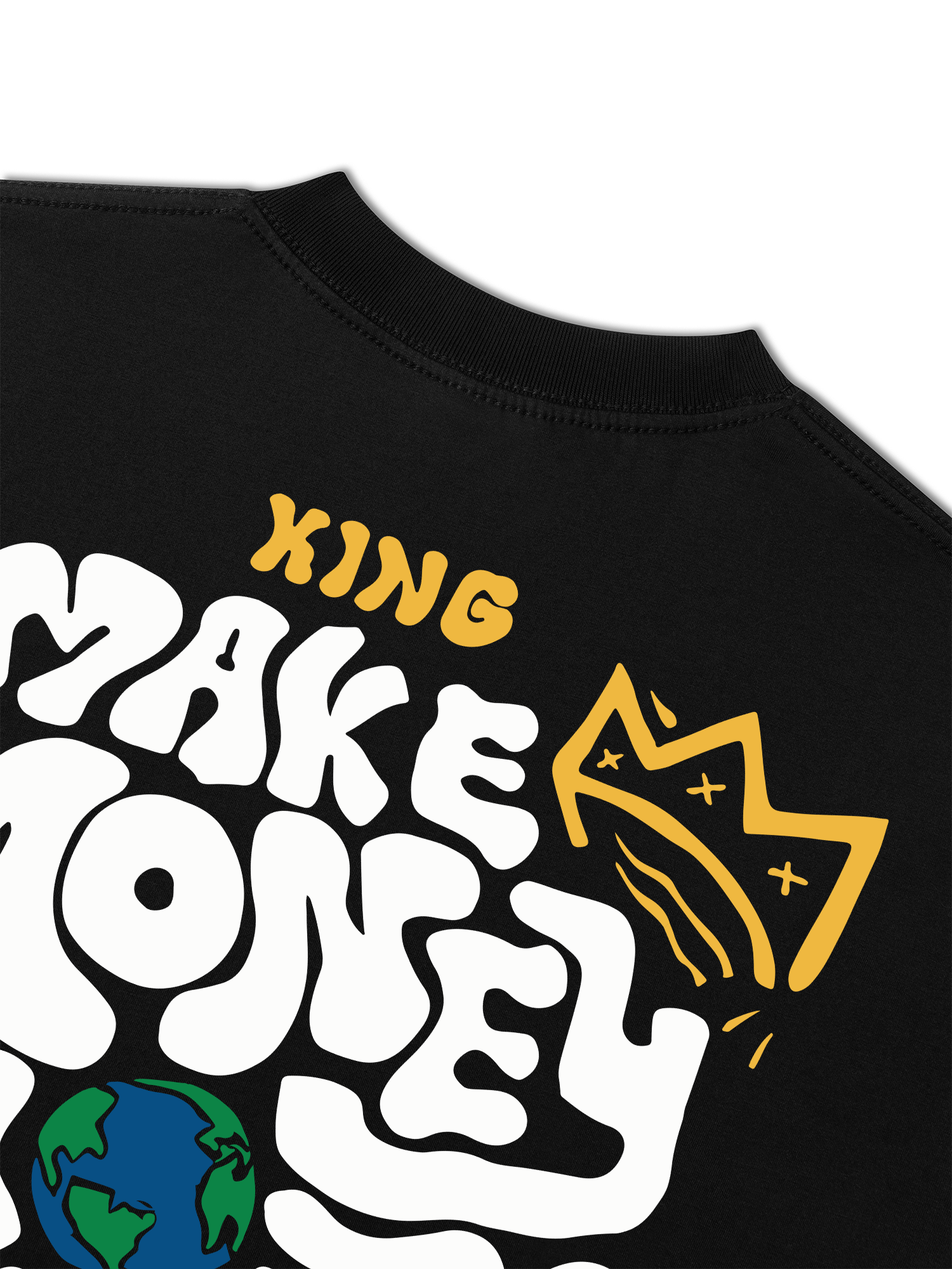Áo Thun Relaxed Fit Money King Make Not Friend