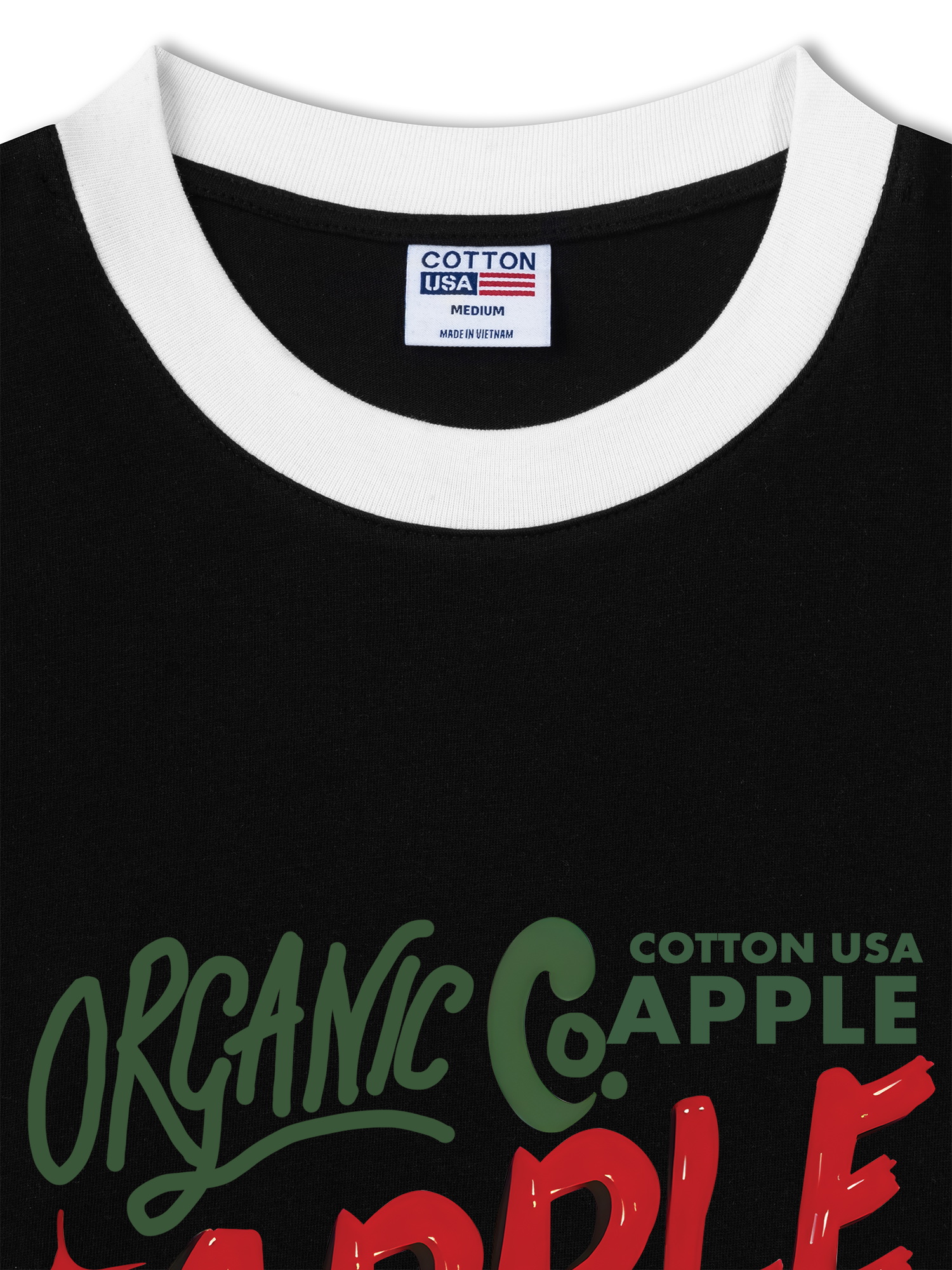 Áo Thun Ringer Relaxed Fit Tropical Apple Club