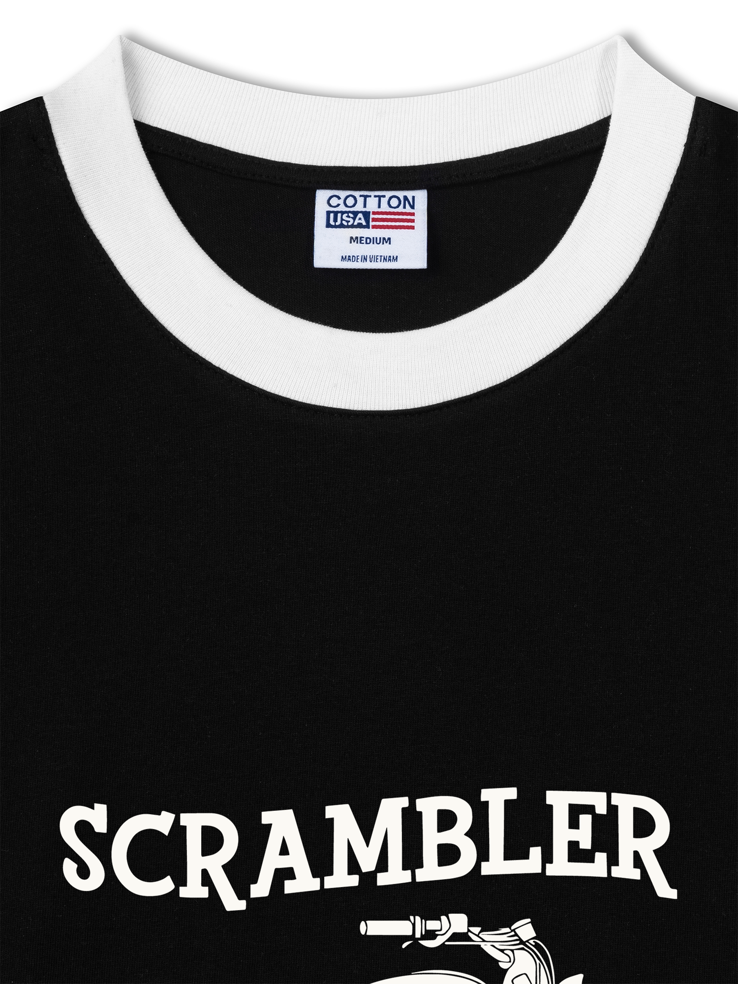 Áo Thun Ringer Relaxed Fit Scrambler Spirit