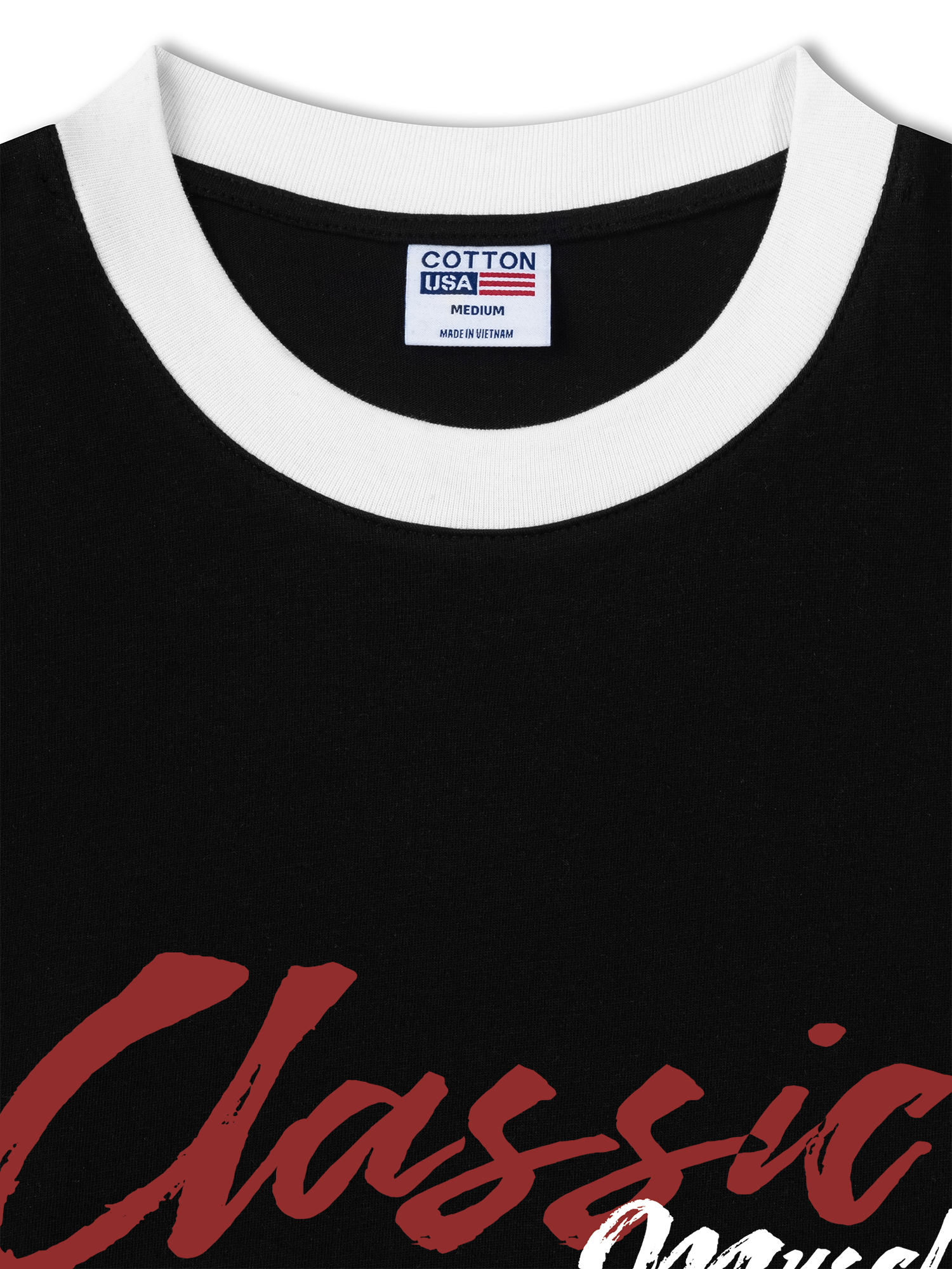 Áo Thun Ringer Relaxed Fit Mustang Classic Muscle