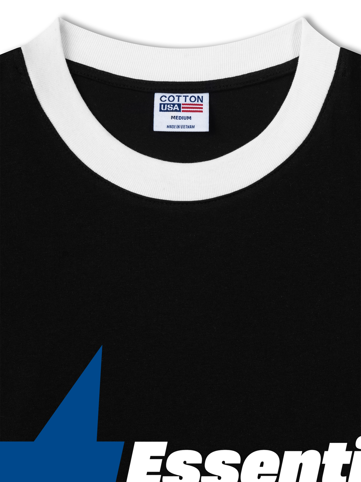 Áo Thun Ringer Relaxed Fit USA Essential Prime