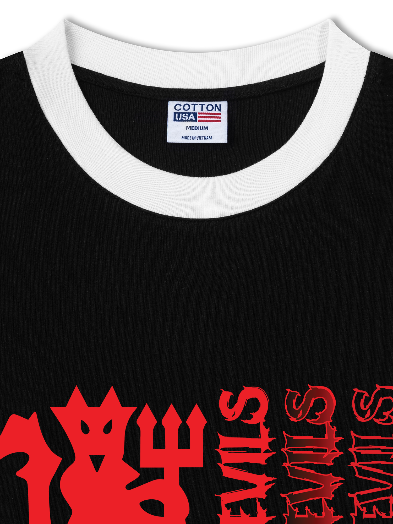 Áo Thun Ringer Relaxed Fit Red Devils EST 1878