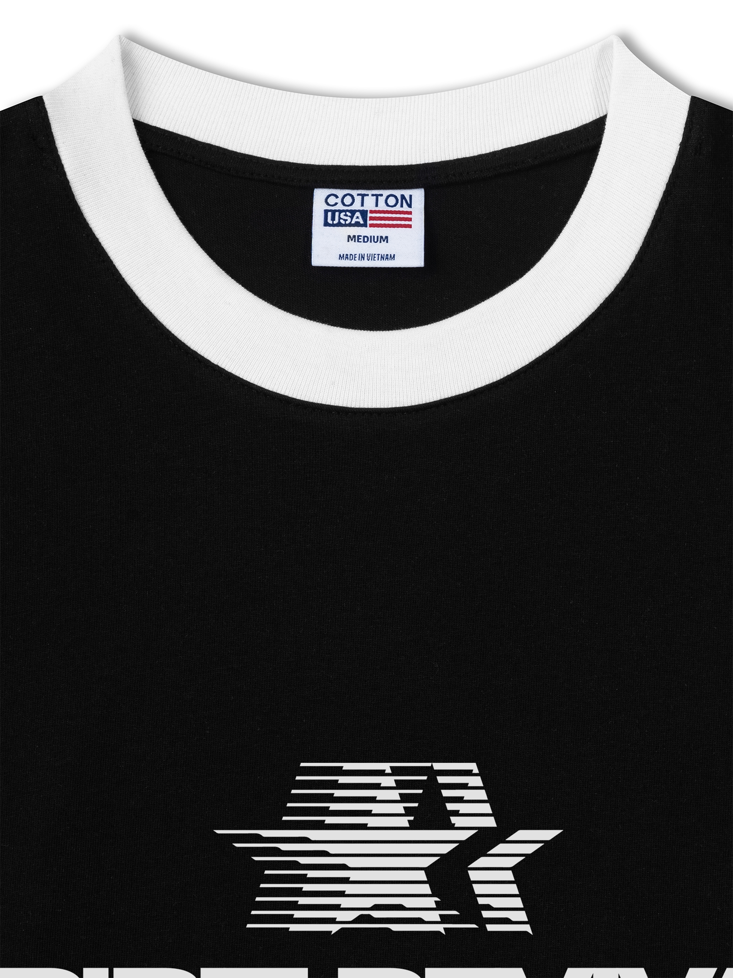 Áo Thun Ringer Relaxed Fit USA Spirit Revival