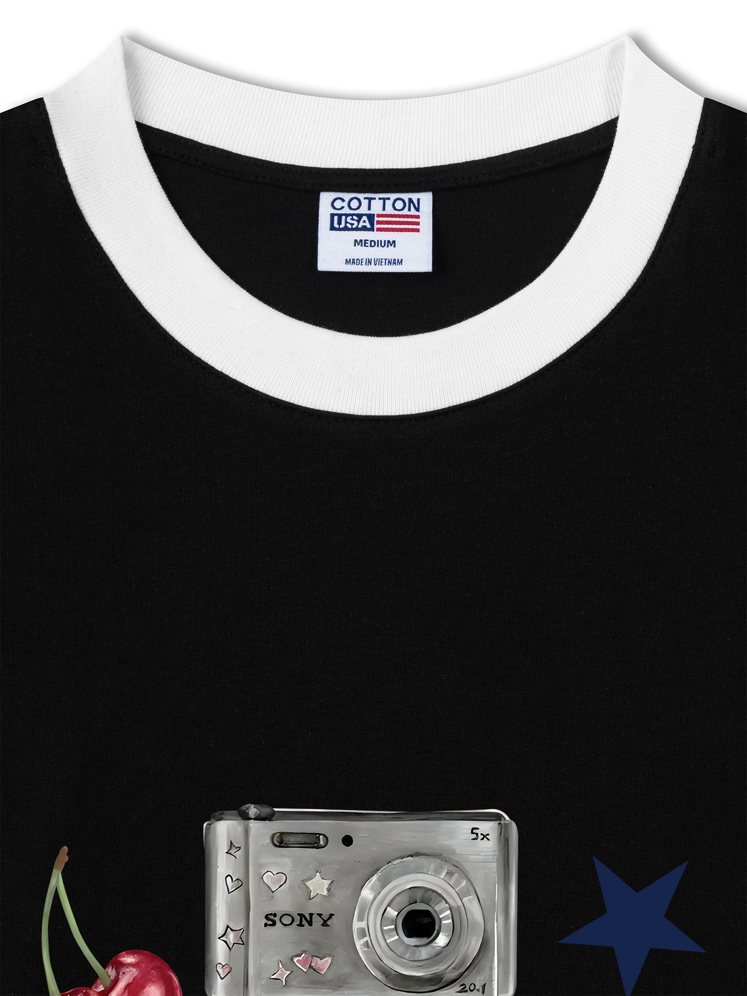 Áo Thun Ringer Relaxed Fit Baseball Cute Things