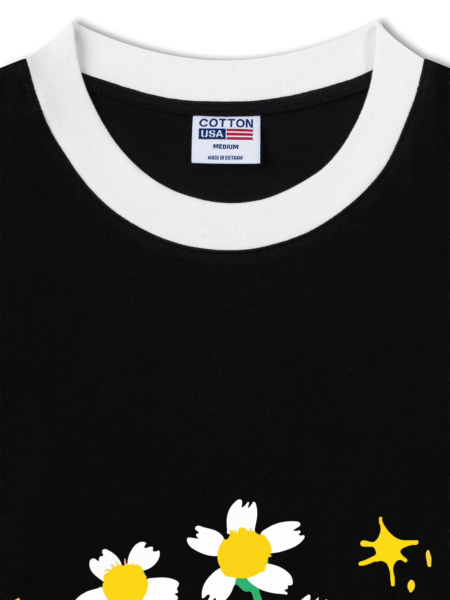 Áo Thun Ringer Relaxed Fit A Daisy for Your Heart