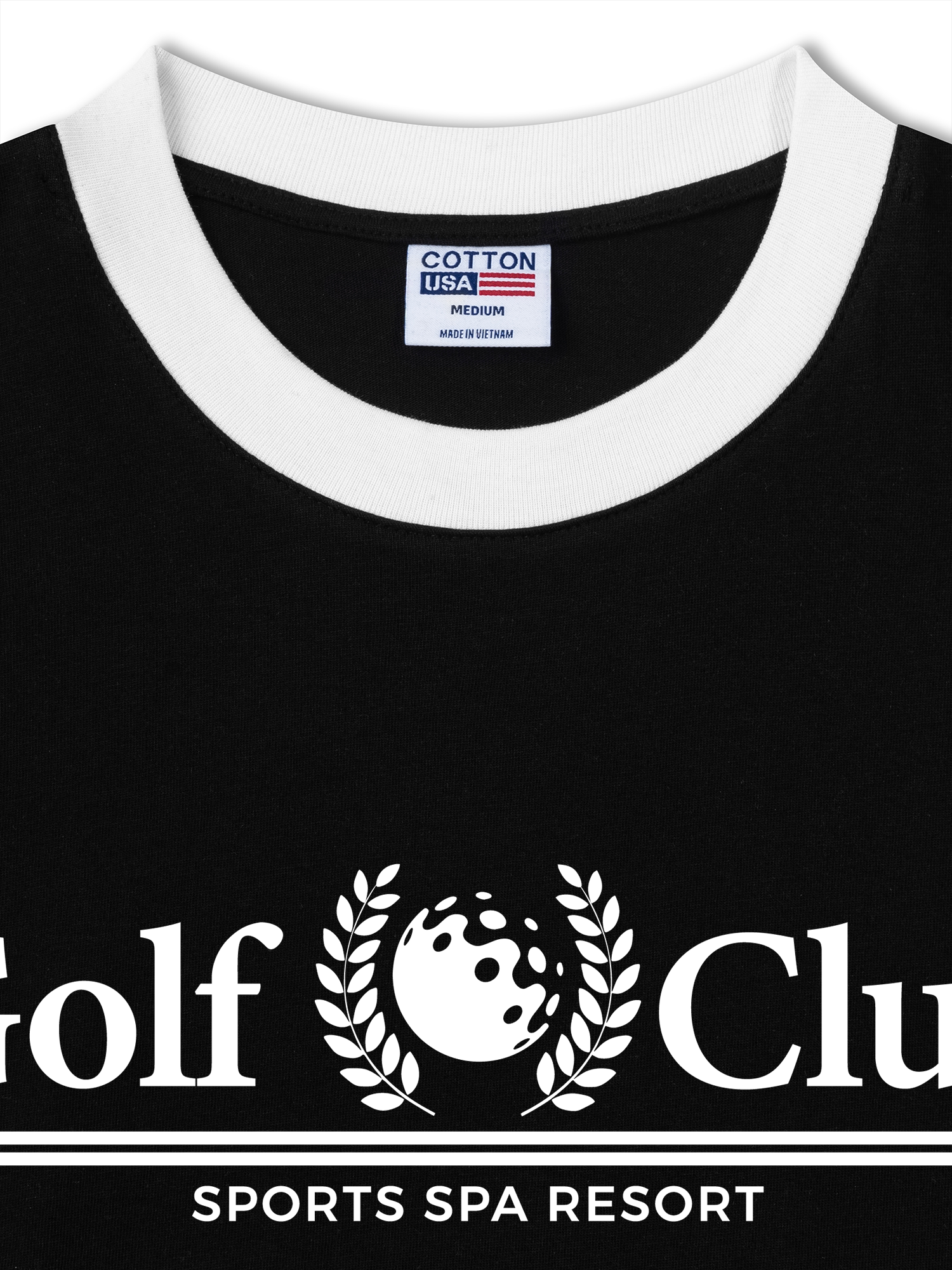 Áo Thun Ringer Relaxed Fit Golf Sports Spa Resort