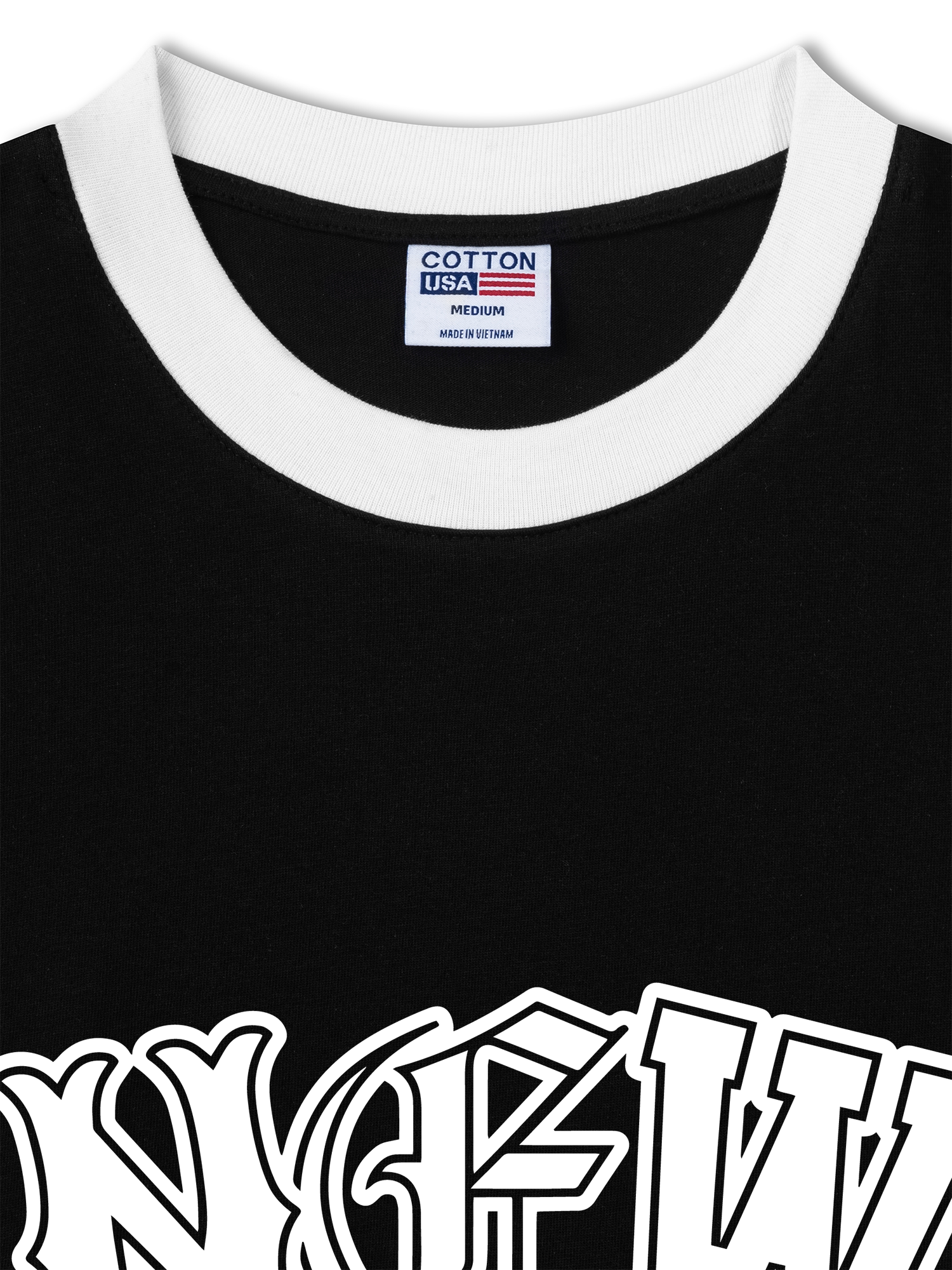 Áo Thun Ringer Relaxed Fit USA City Of Dream