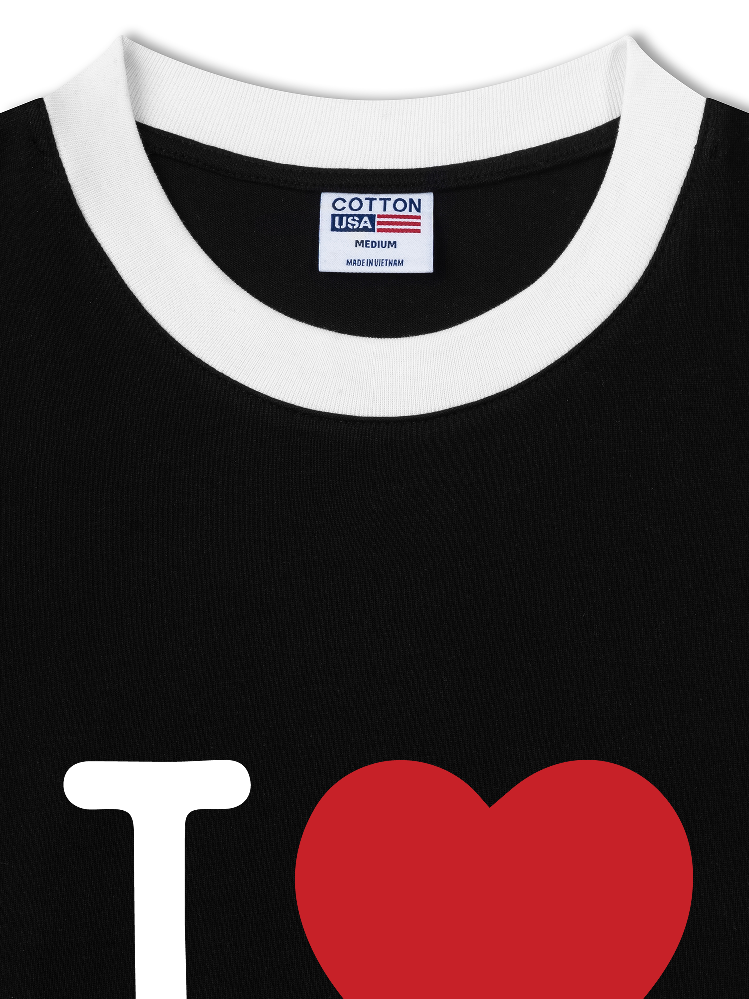 Áo Thun Ringer Relaxed Fit City I love NY