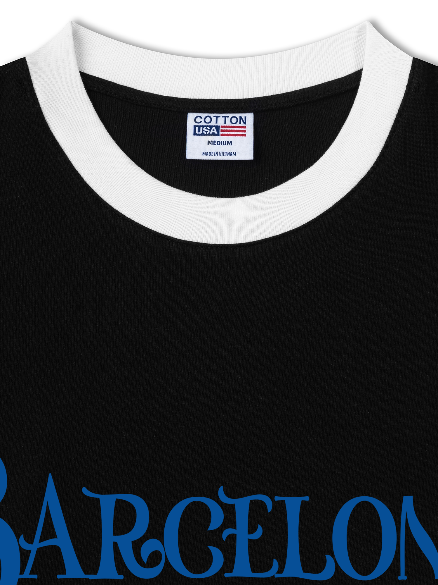 Áo Thun Ringer Relaxed Fit Barcelona