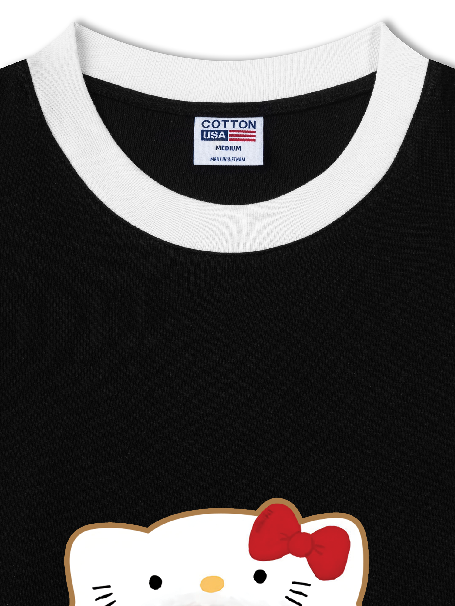 Áo Thun Ringer Relaxed Fit Sweetie Bear