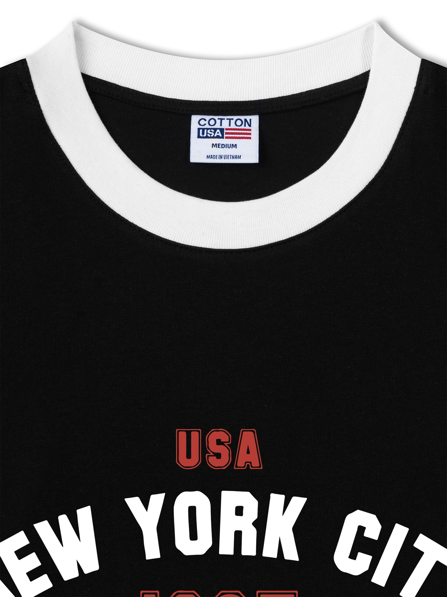 Áo Thun Ringer Relaxed Fit USA New York City