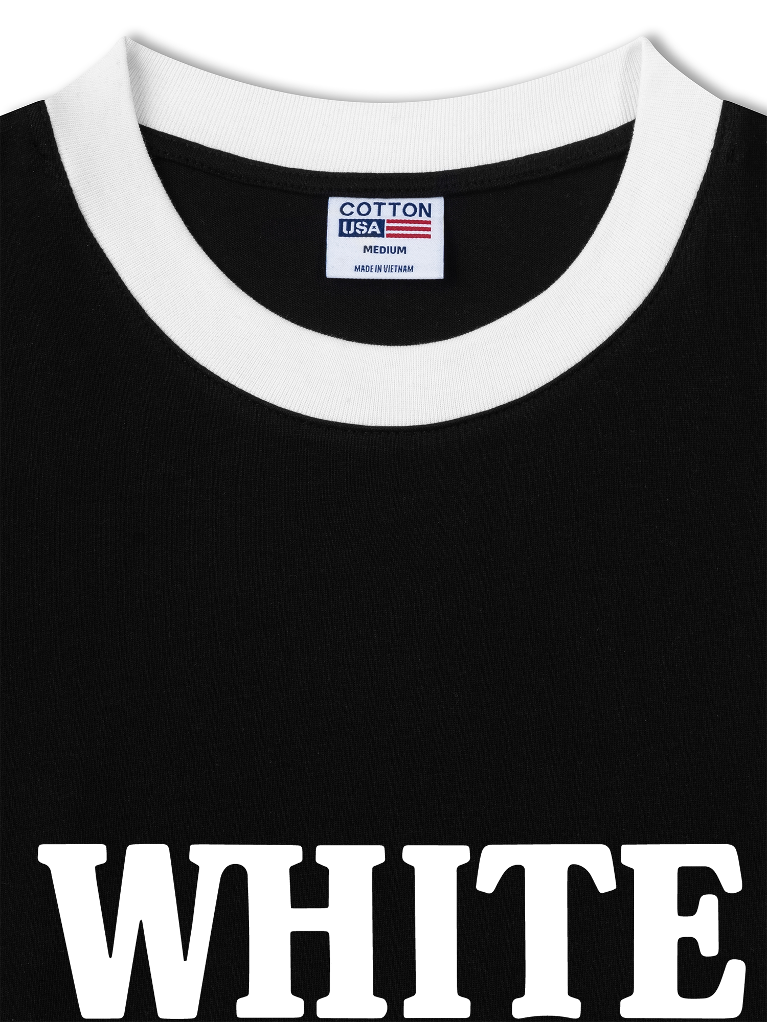 Áo Thun Ringer Relaxed Fit White Rabbit Cycling