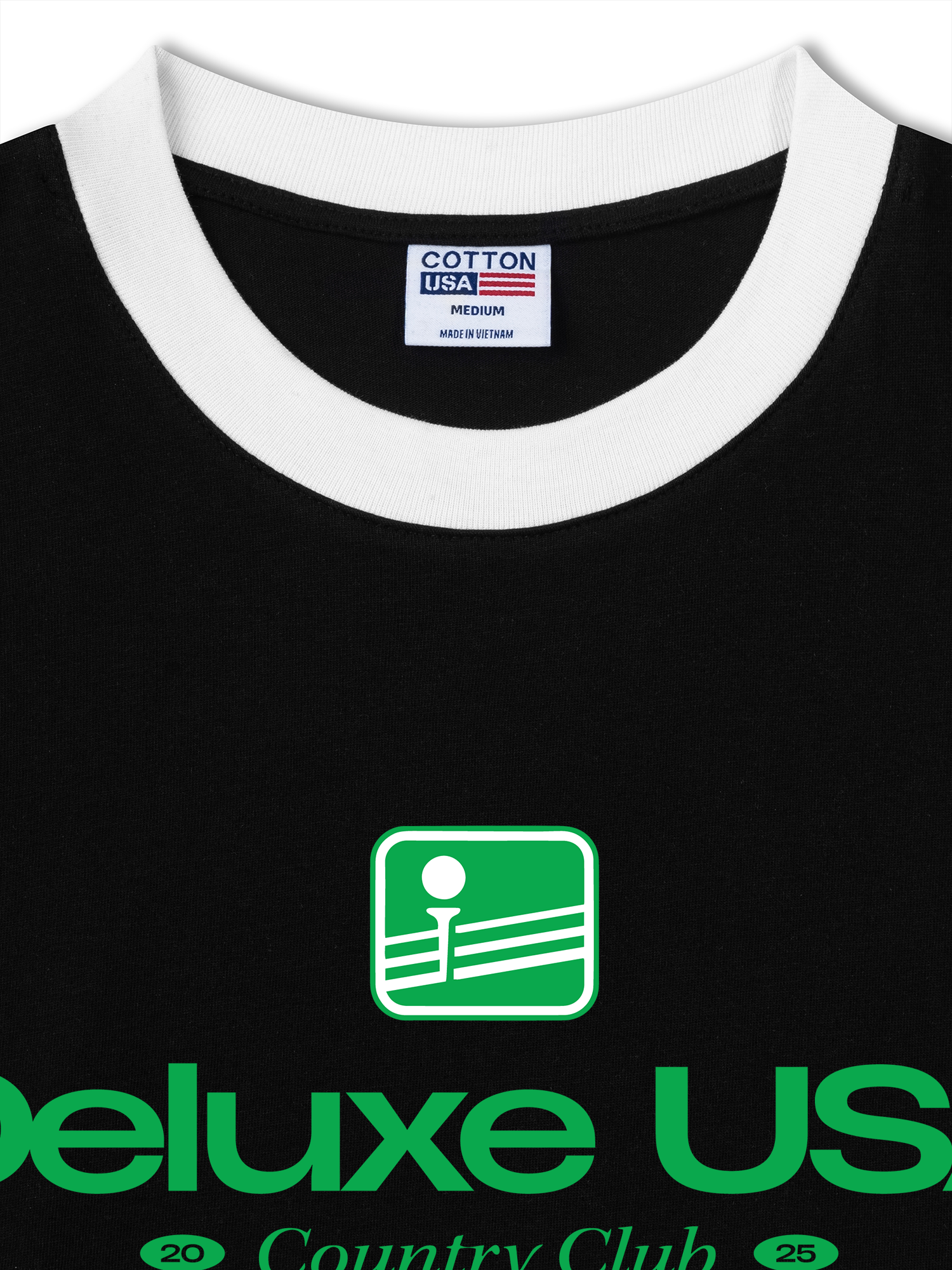 Áo Thun Ringer Relaxed Fit Golf Deluxe Country Club