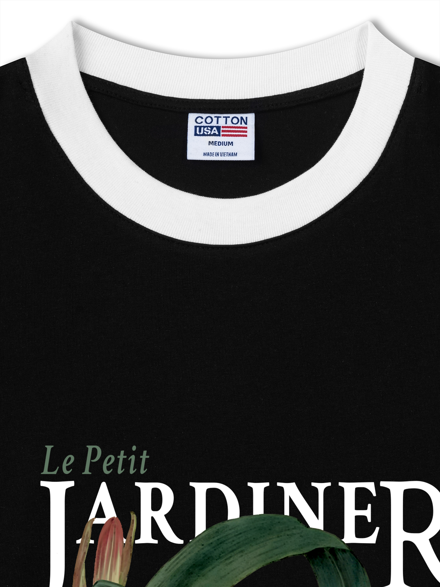 Áo Thun Ringer Relaxed Fit Le Petit Jardiner