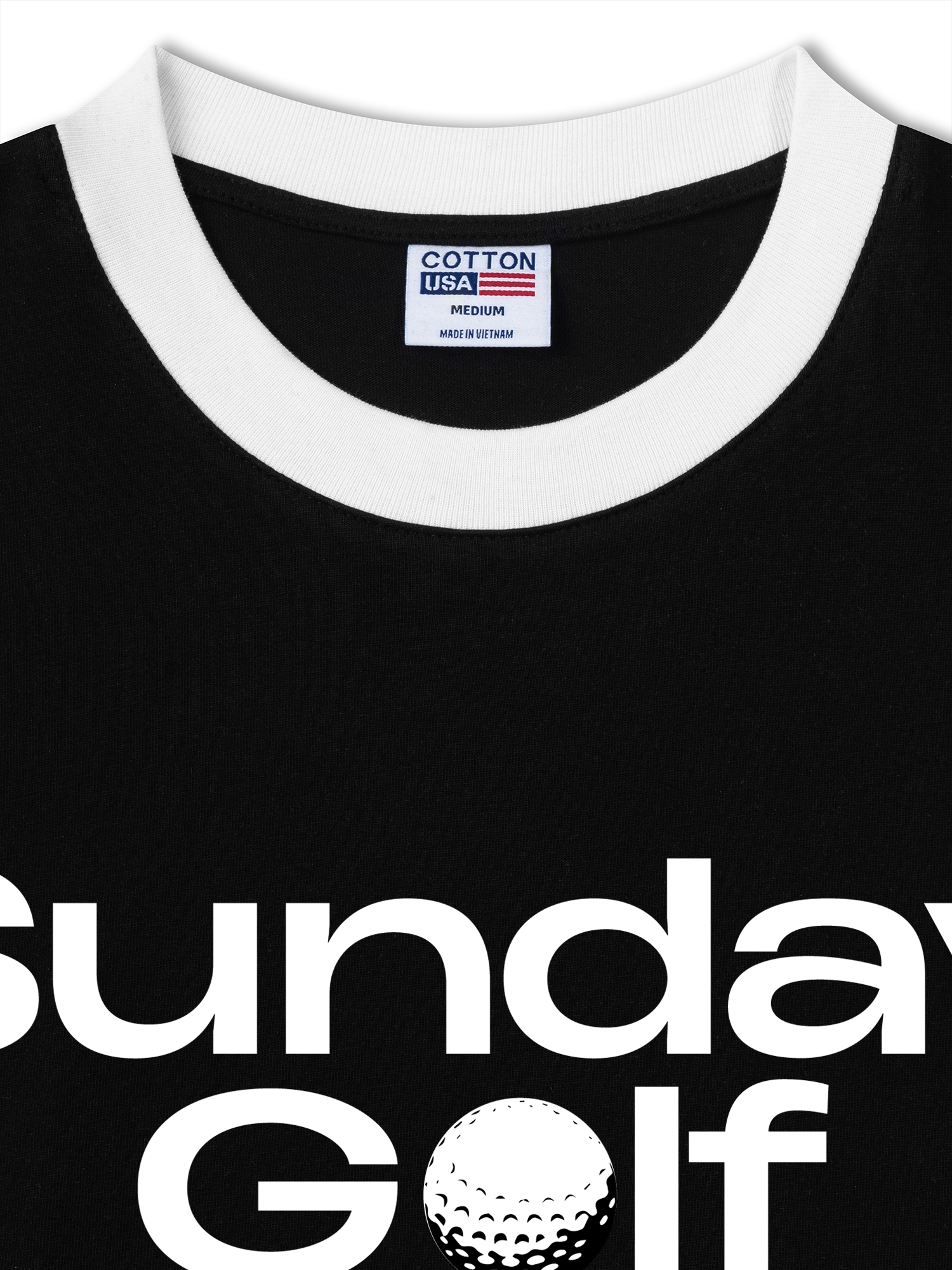 Áo Thun Ringer Relaxed Fit Golf Sunday Club