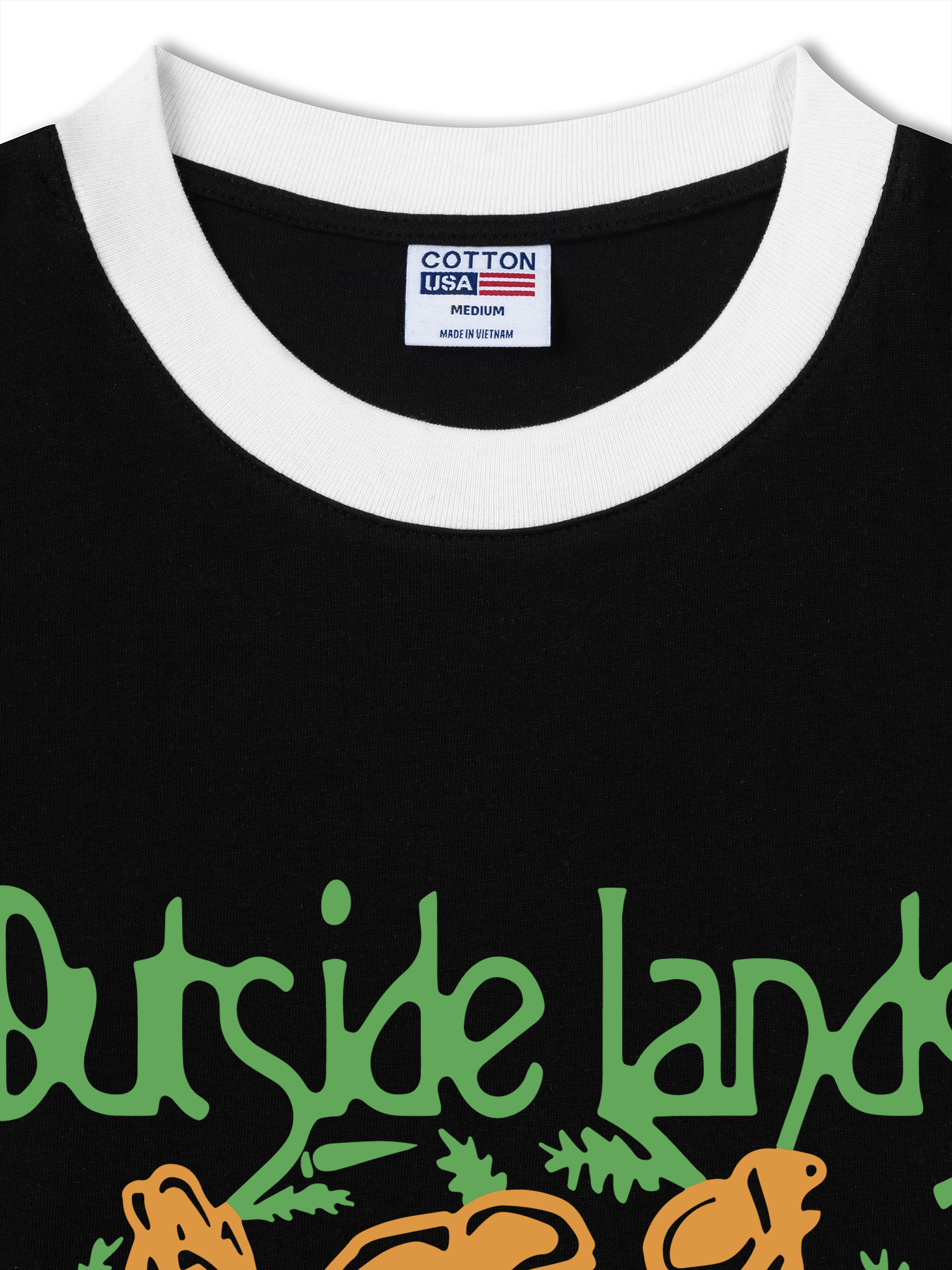 Áo Thun Ringer Relaxed Fit Floral Outside Lands