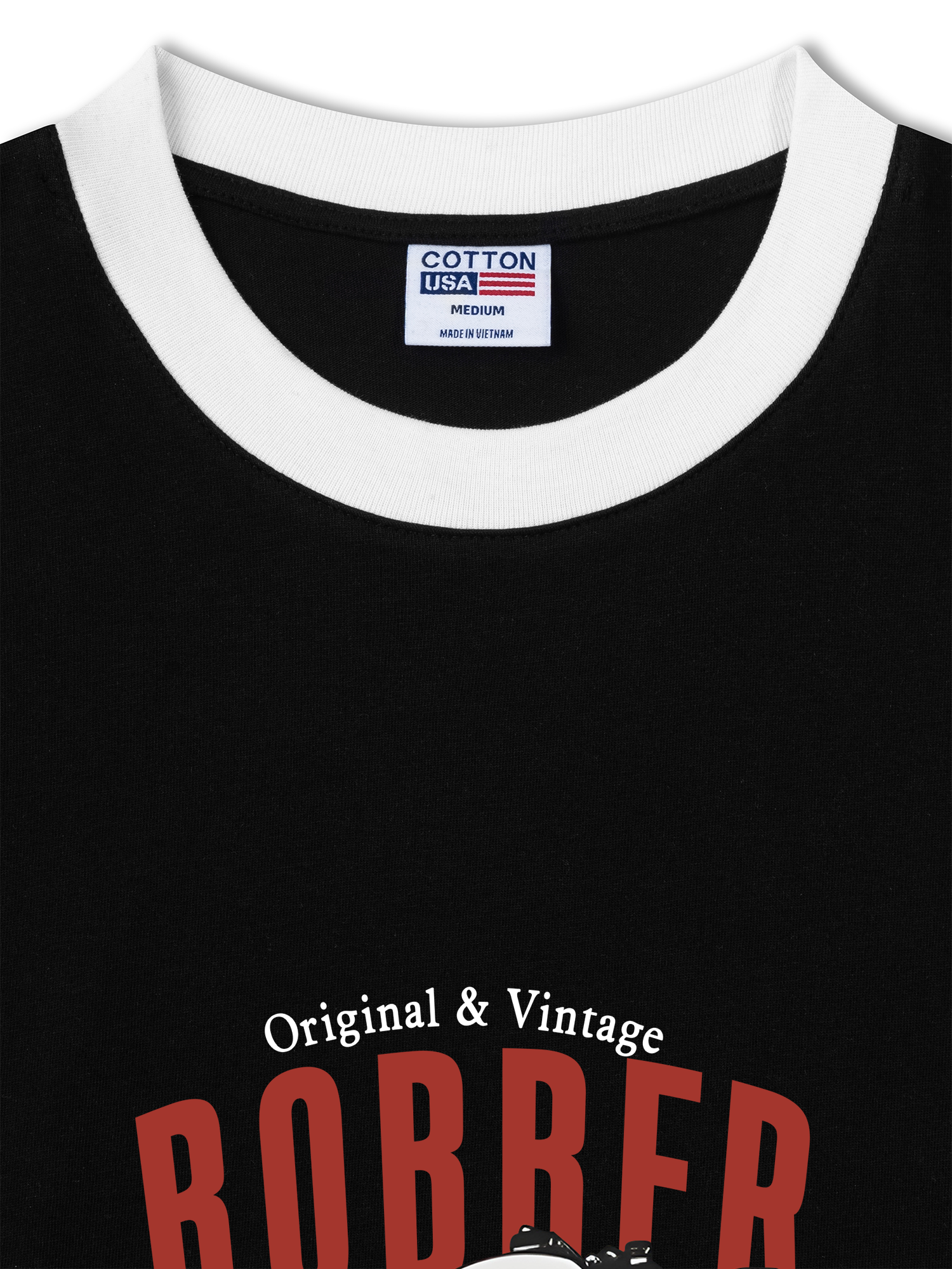 Áo Thun Ringer Relaxed Fit Original Vintage - BOBBER