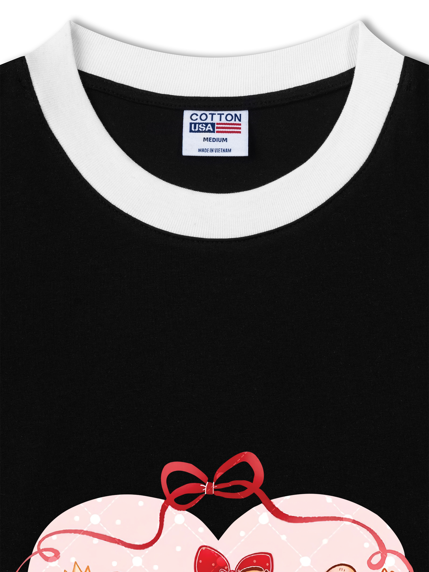 Áo Thun Ringer Relaxed Fit Ballet Bears