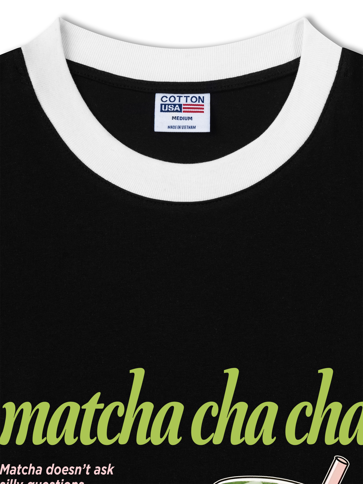 Áo Thun Ringer Relaxed Fit Matcha Understand