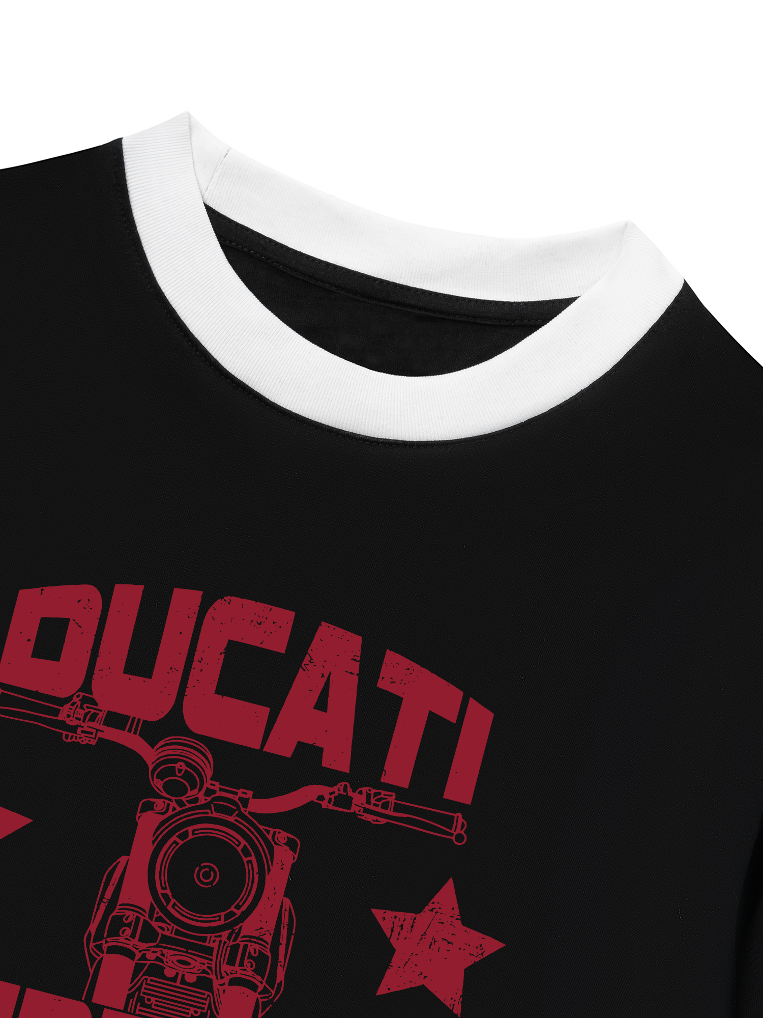 Áo Thun Ringer Relaxed Fit Ducati Vintage