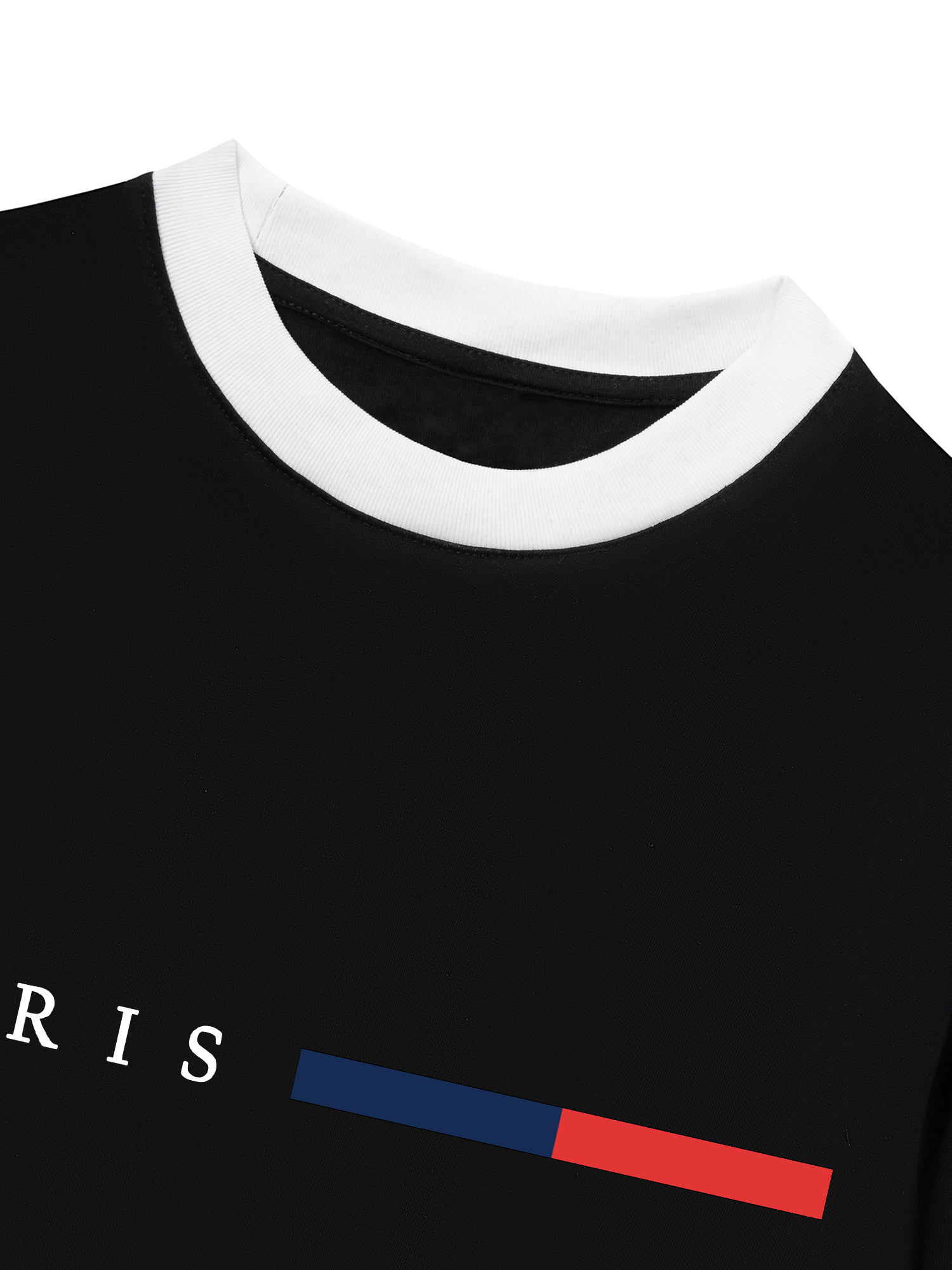 Áo Thun Ringer Relaxed Fit City Paris Basic Logo