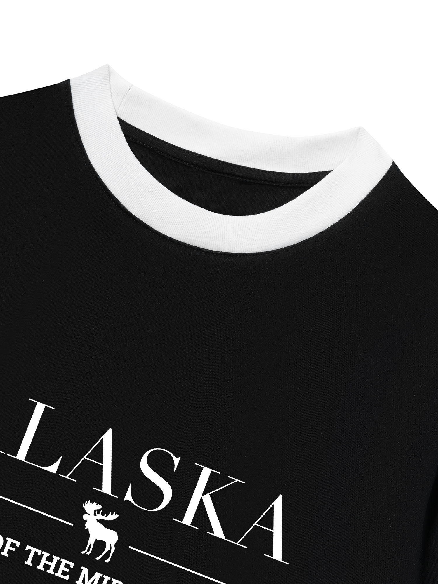 Áo Thun Ringer Relaxed Fit City Alaska Land Of The Midnight Sun
