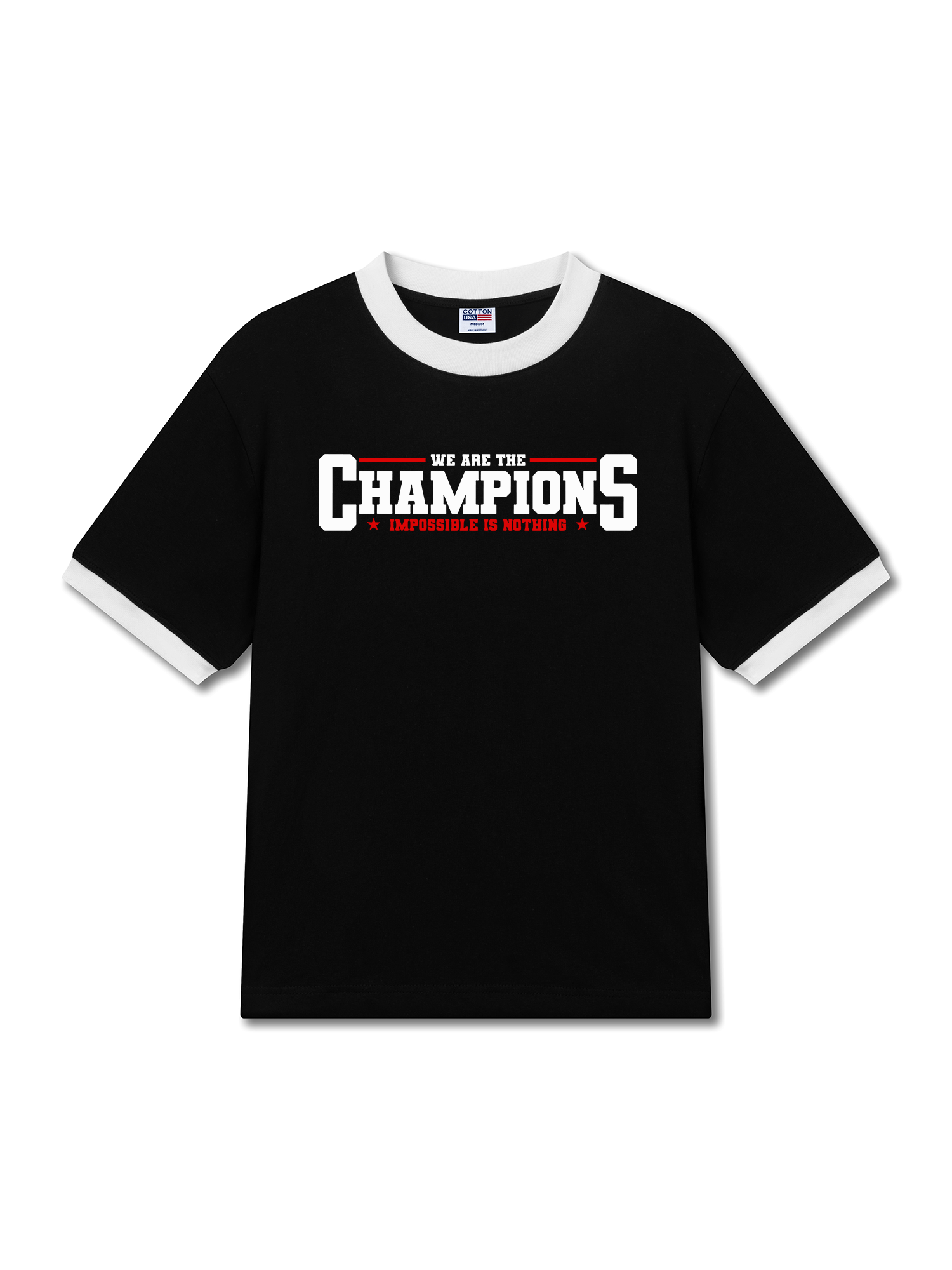 Áo Thun Ringer Relaxed Fit Champions Impossible Is Nothing