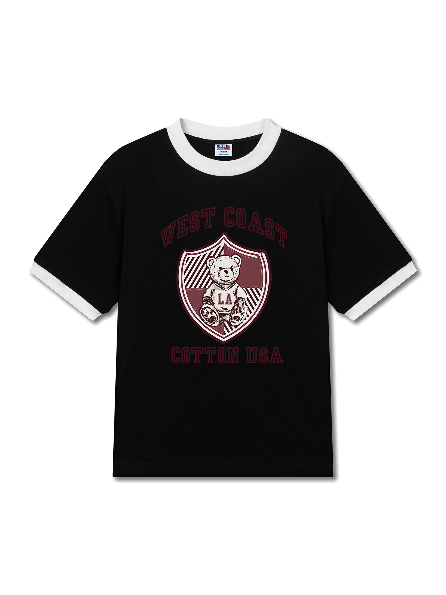 Áo Thun Ringer Relaxed Fit City WestCoast