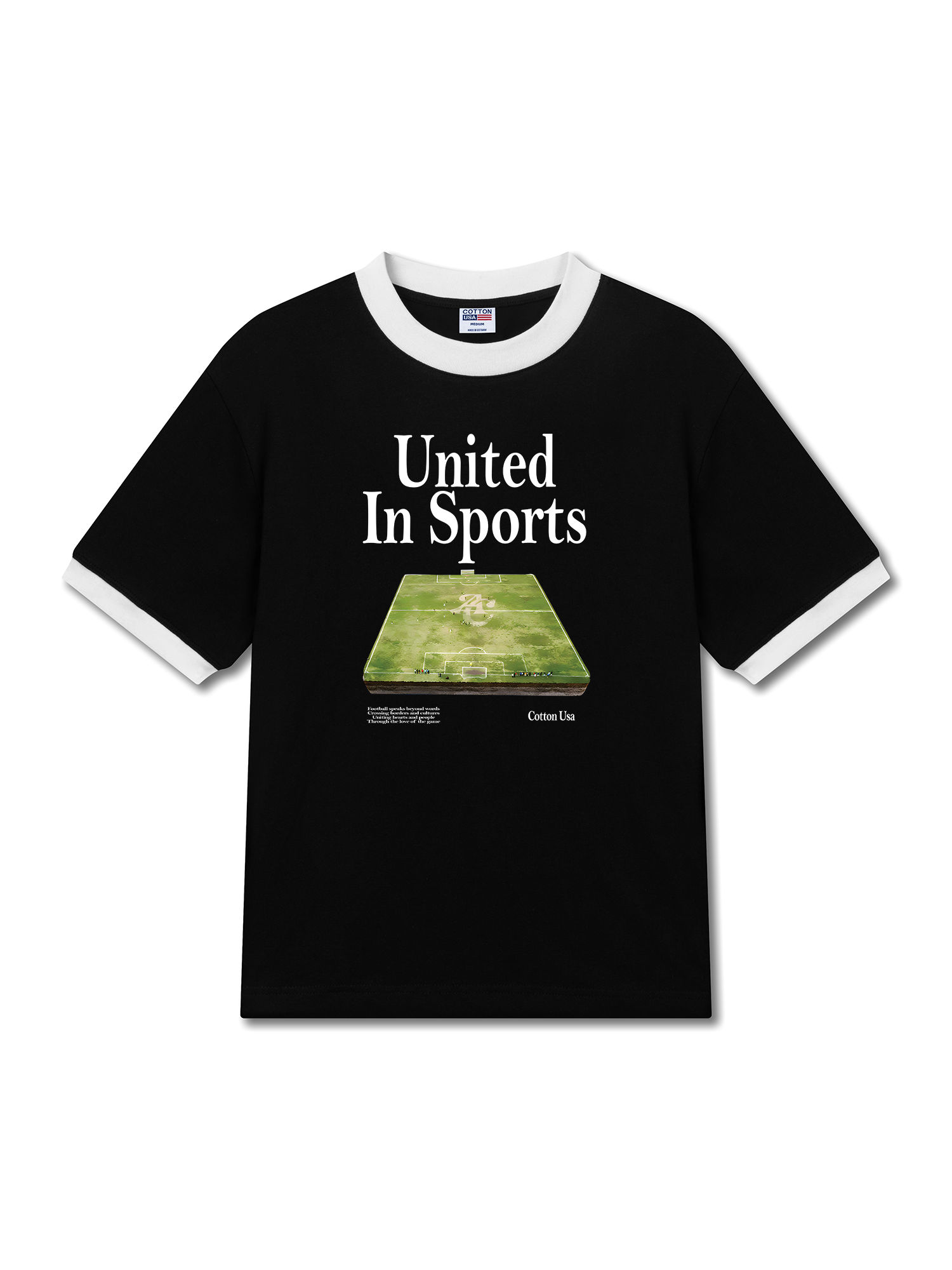 Áo Thun Ringer Relaxed Fit Soccer United In Sports