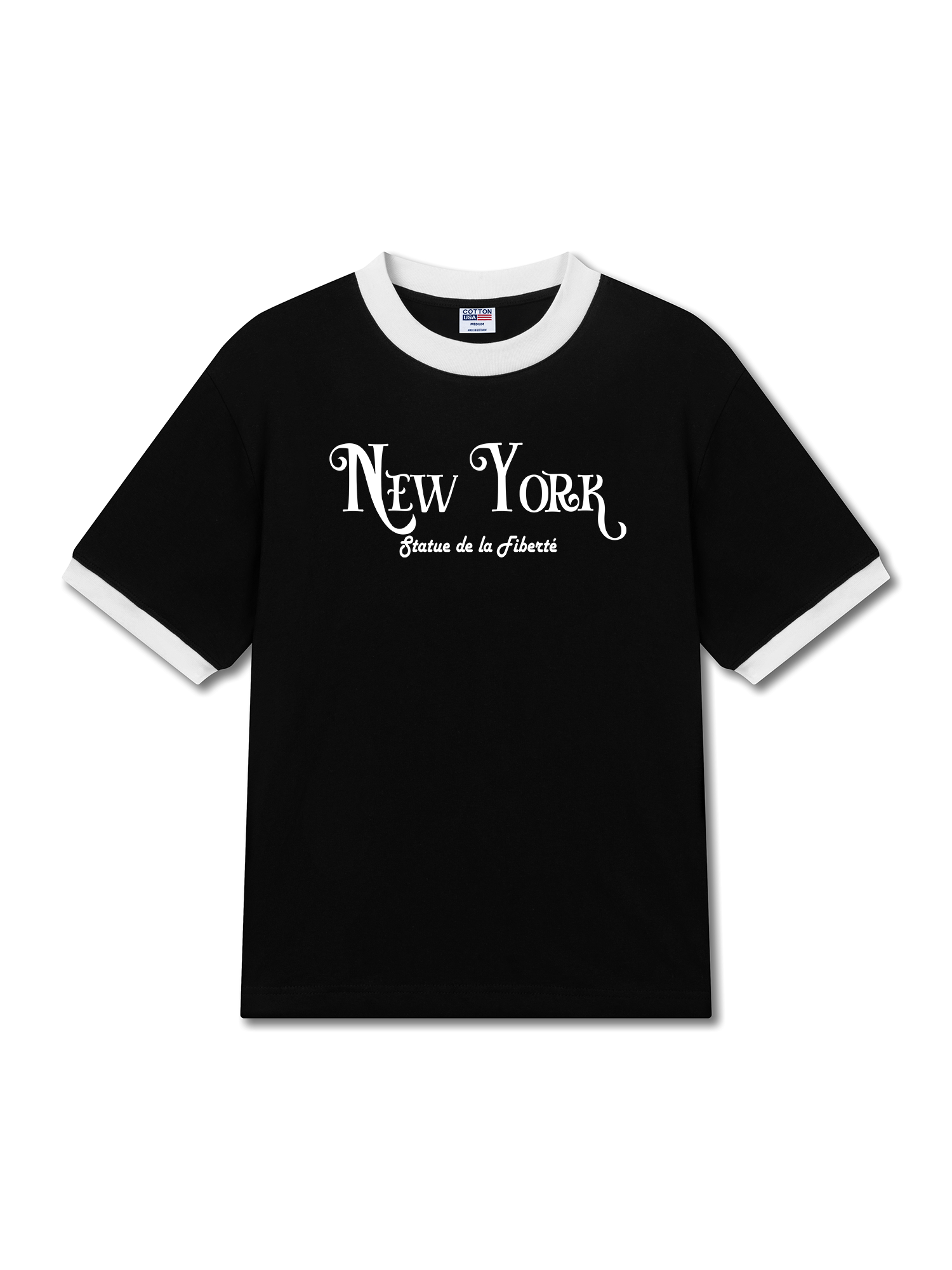 Áo Thun Ringer Relaxed Fit City New York