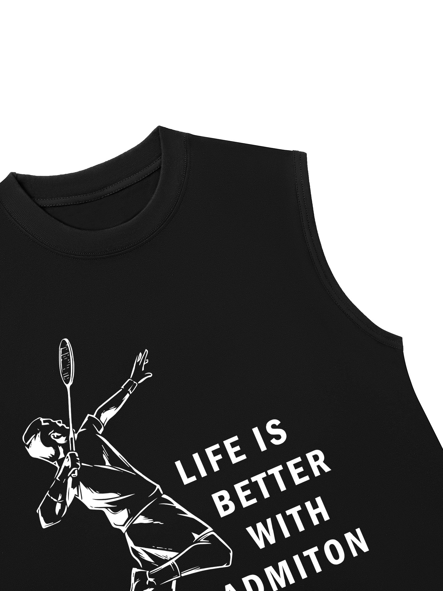 Áo Ba Lỗ Relaxed Fit Badminton Life Is Better With Badminton