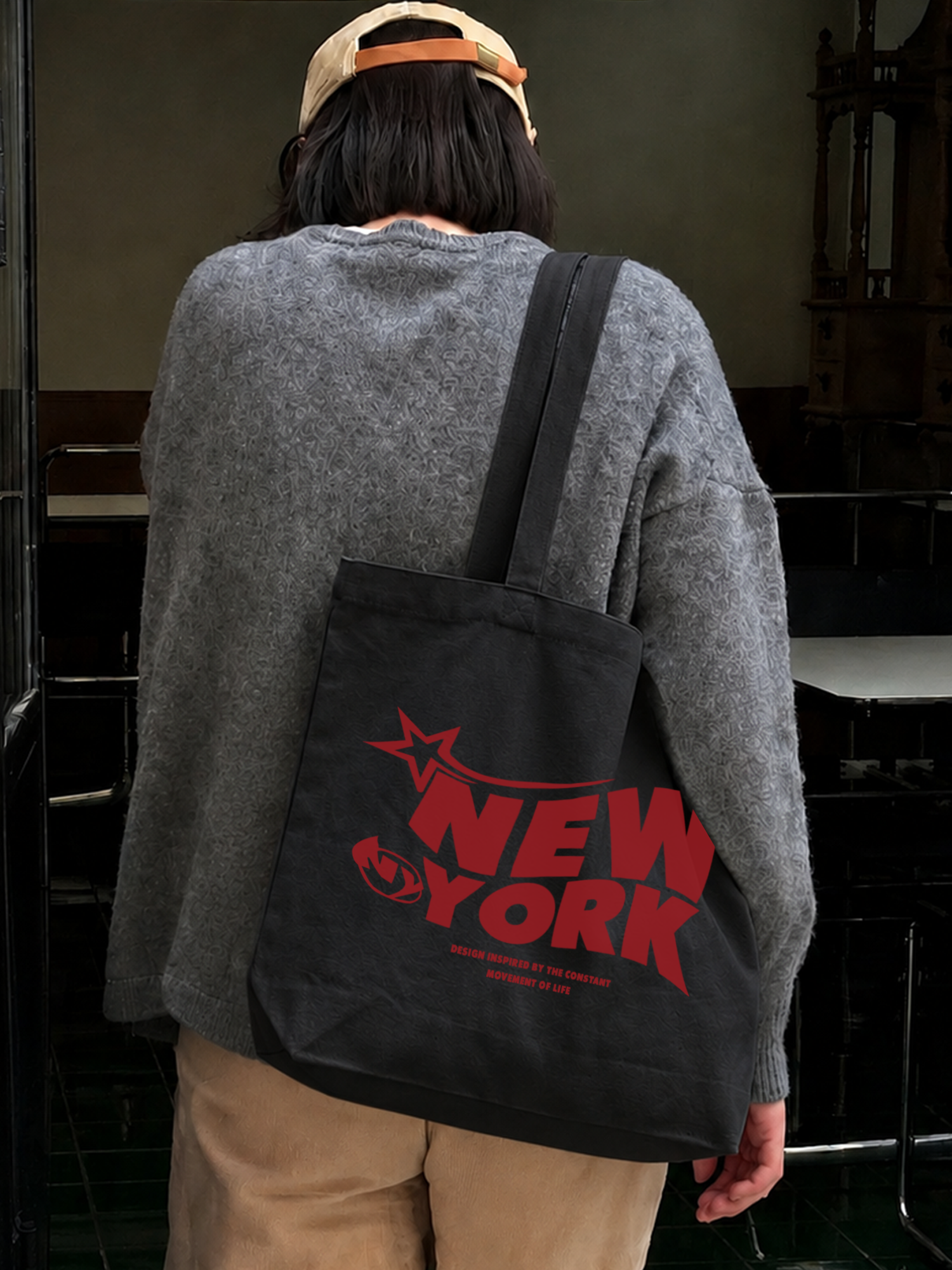 Túi Tote Túi Tote City Red Fashion