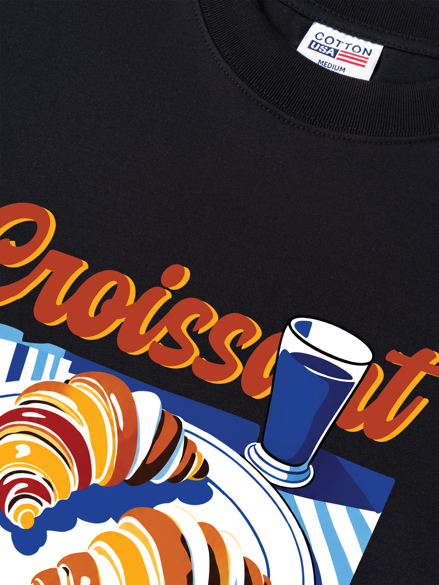 Áo Thun Relaxed Fit Croissant