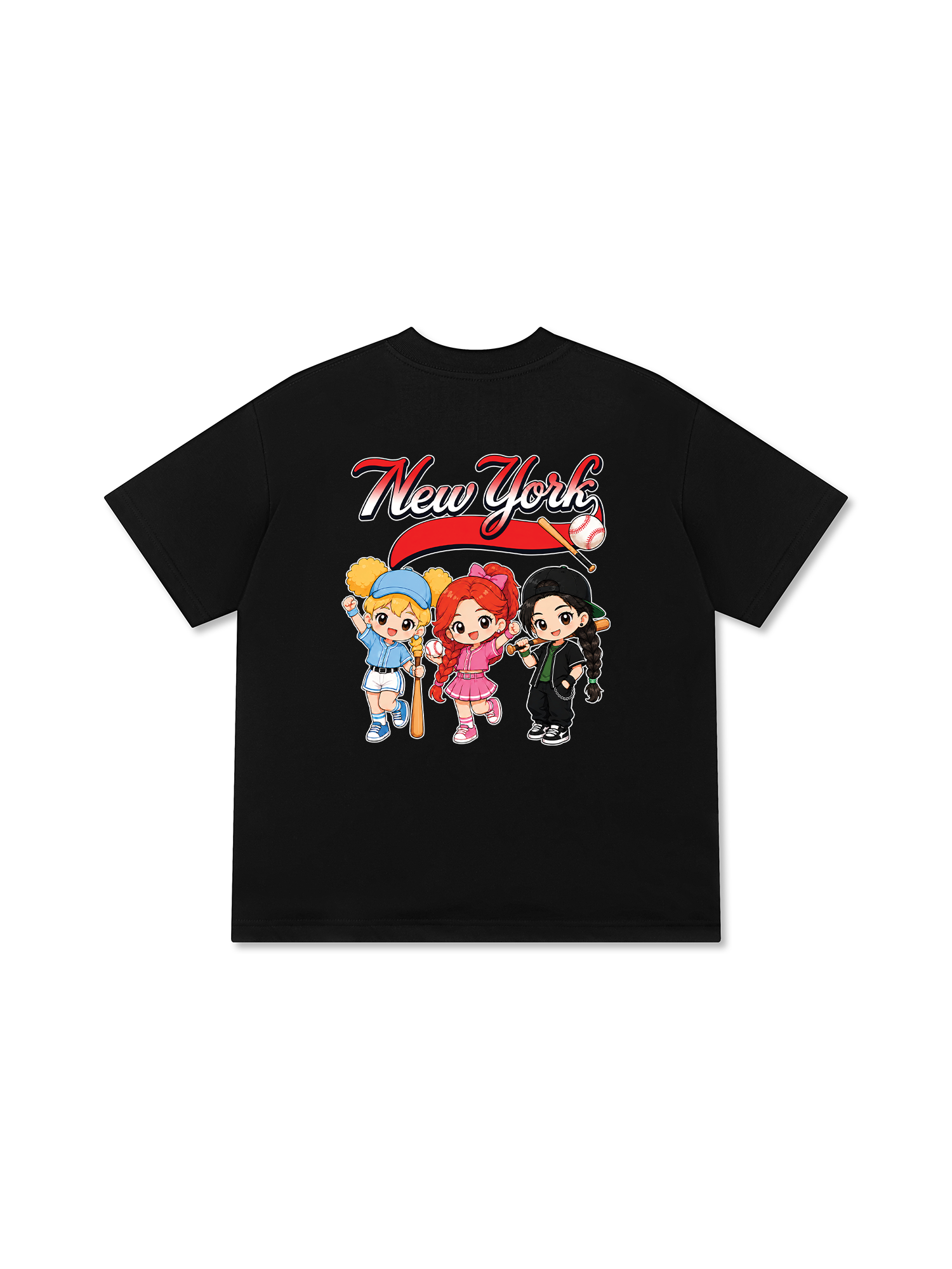 Áo Thun Relaxed Fit Baseball PowerGirl 2