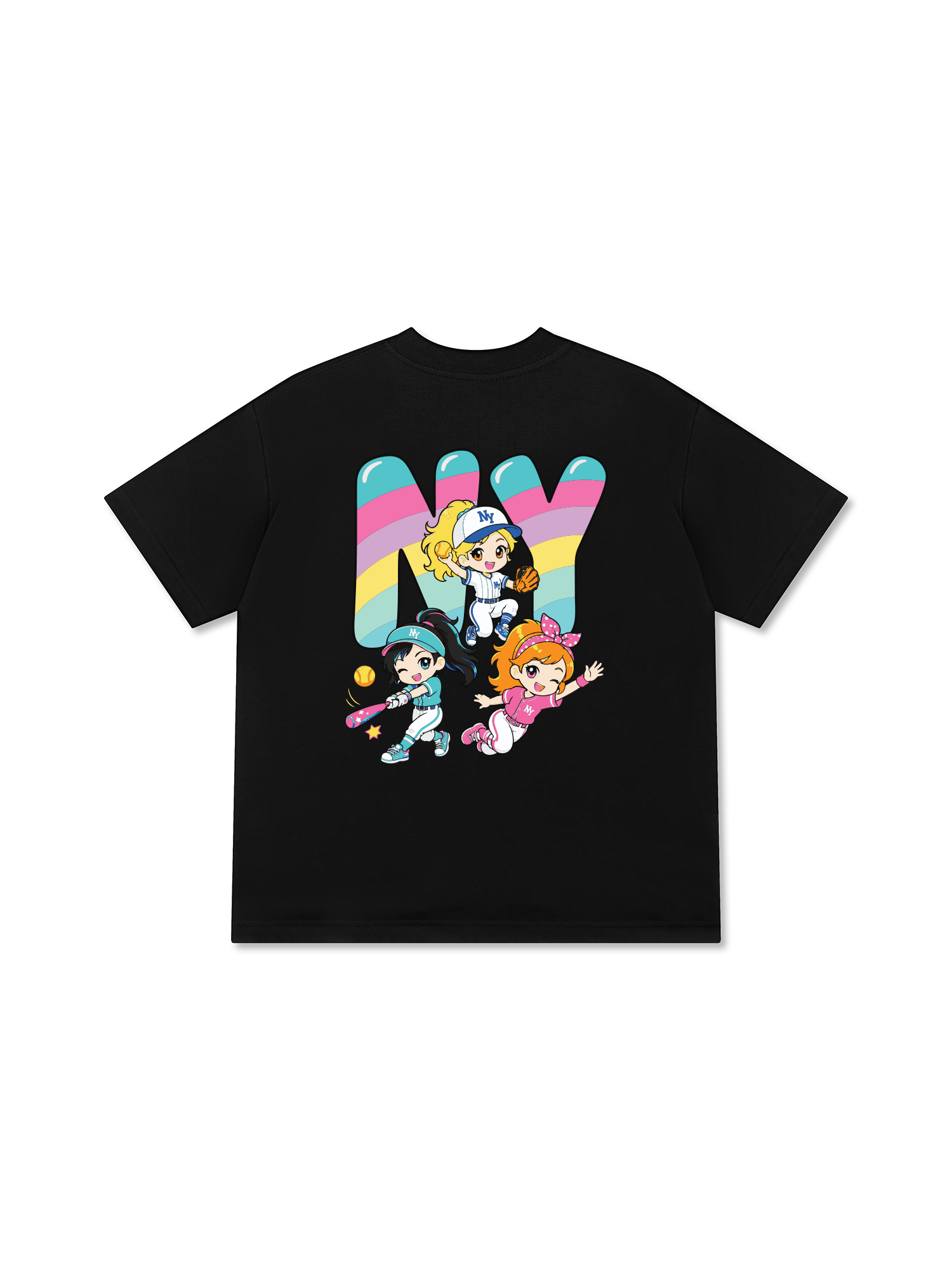Áo Thun Relaxed Fit  Baseball Dream Girls NY
