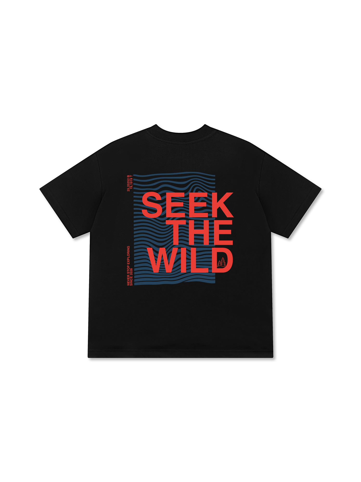 Áo Thun Relaxed Fit Adventure Seek The Wild Since 2026