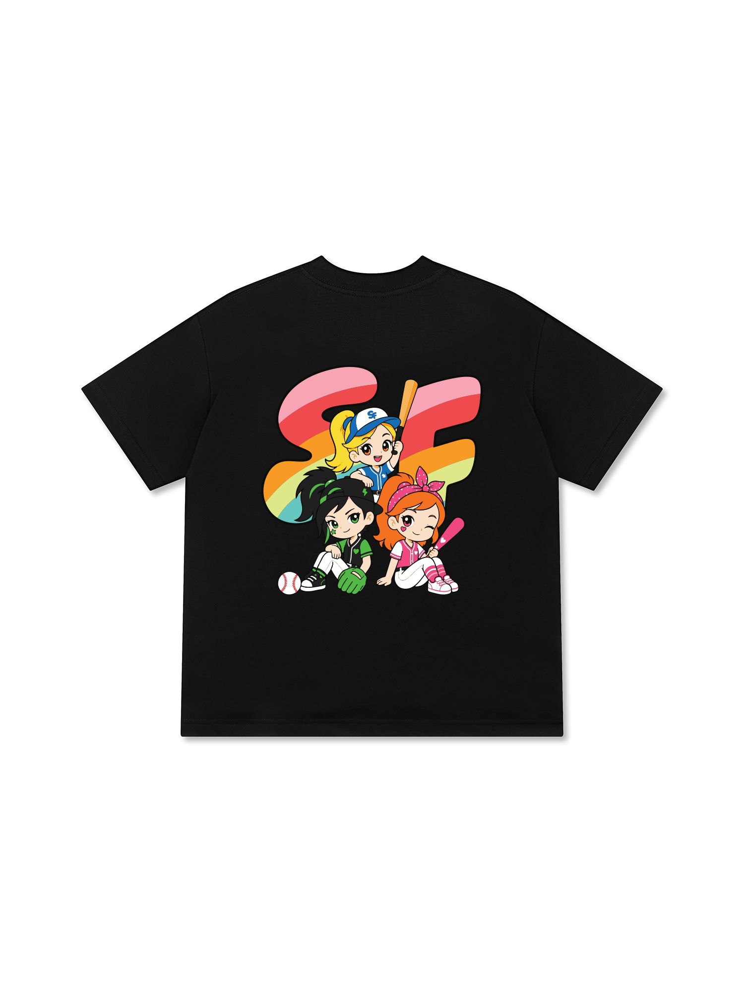 Áo Thun Relaxed Fit Baseball Dream Girls SF