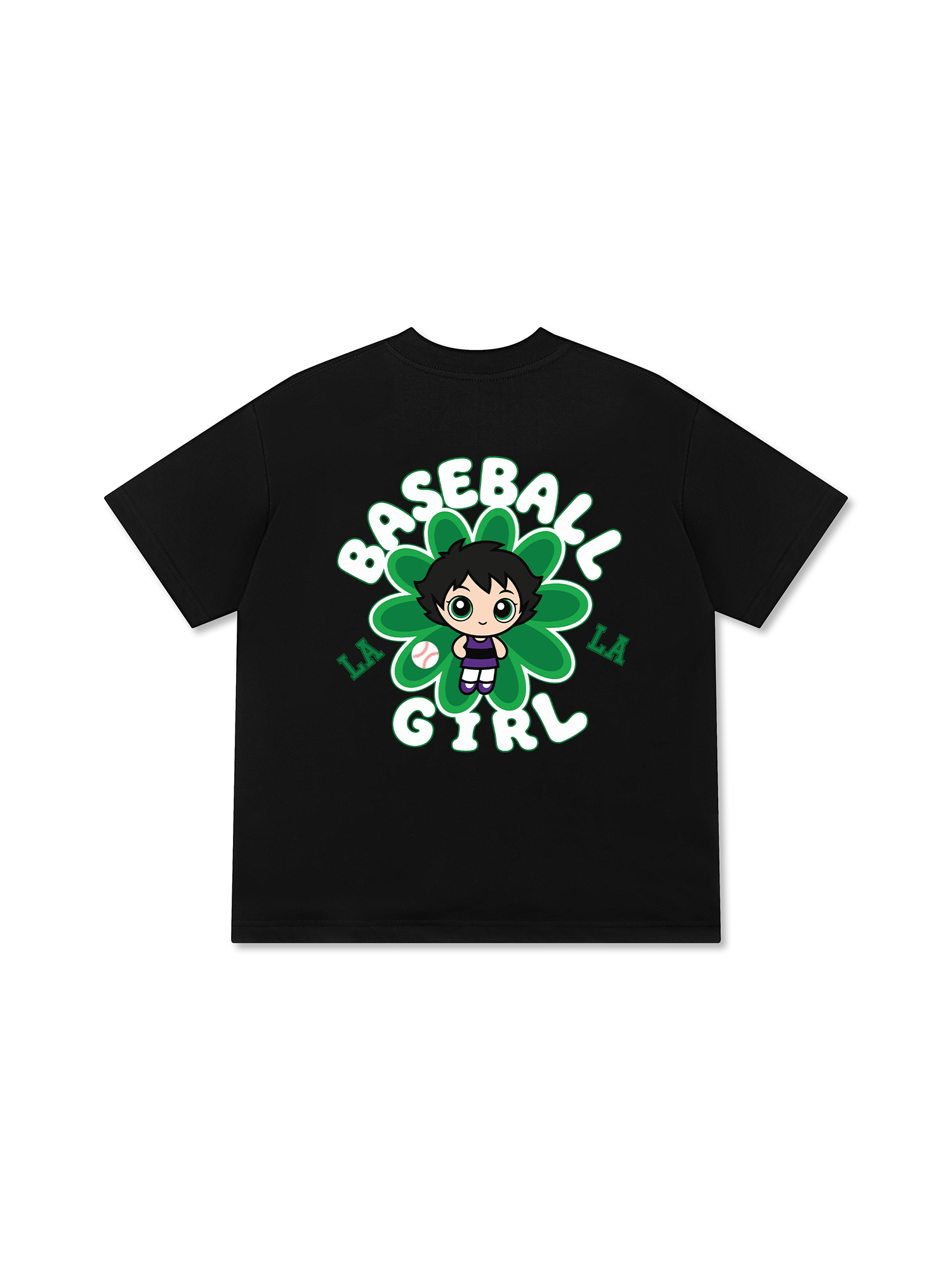 Áo Thun Relaxed Fit Baseball Green LA
