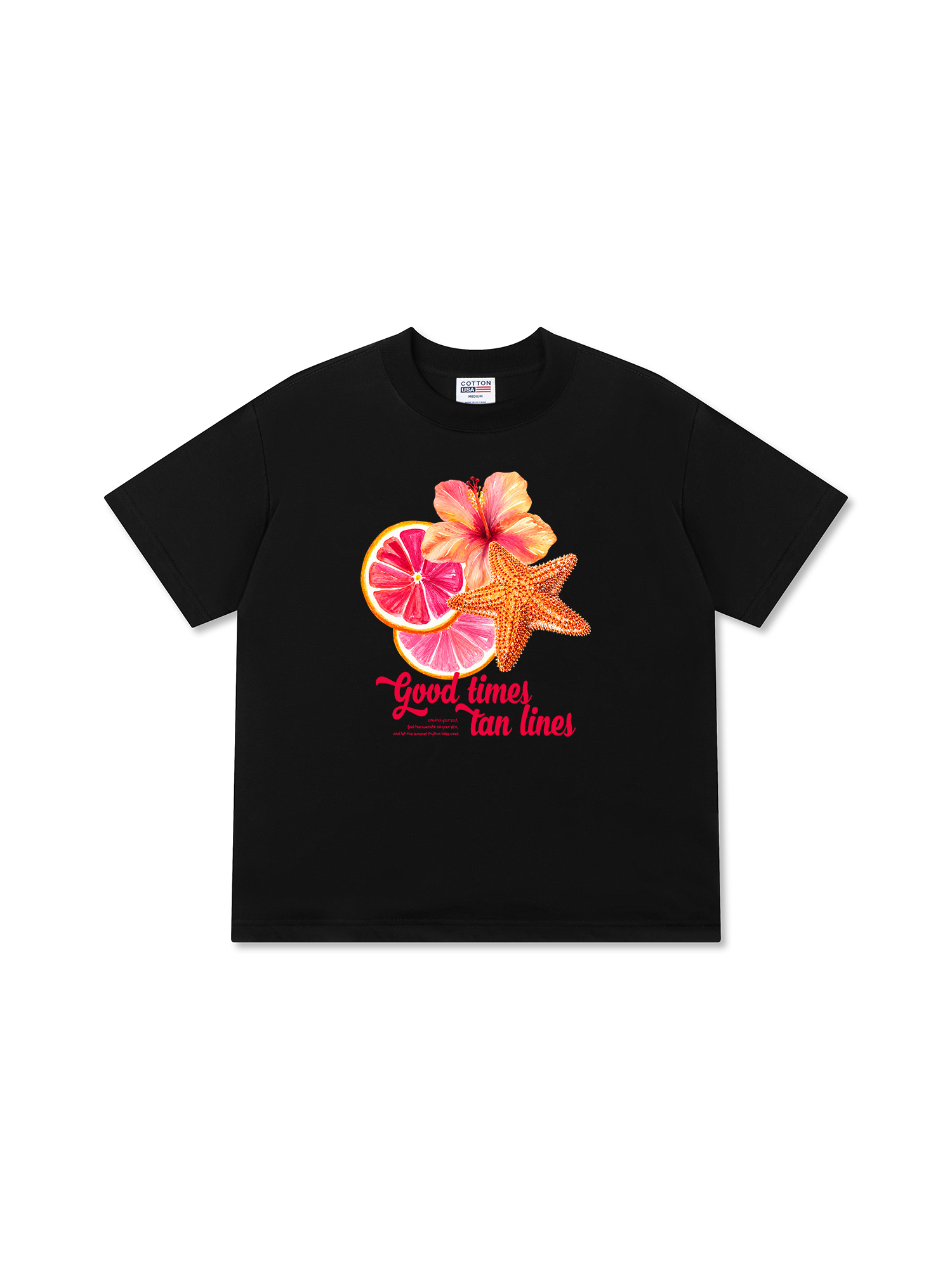 Áo Thun Relaxed Fit Tshirt Tropical Good Time & Tan Lines