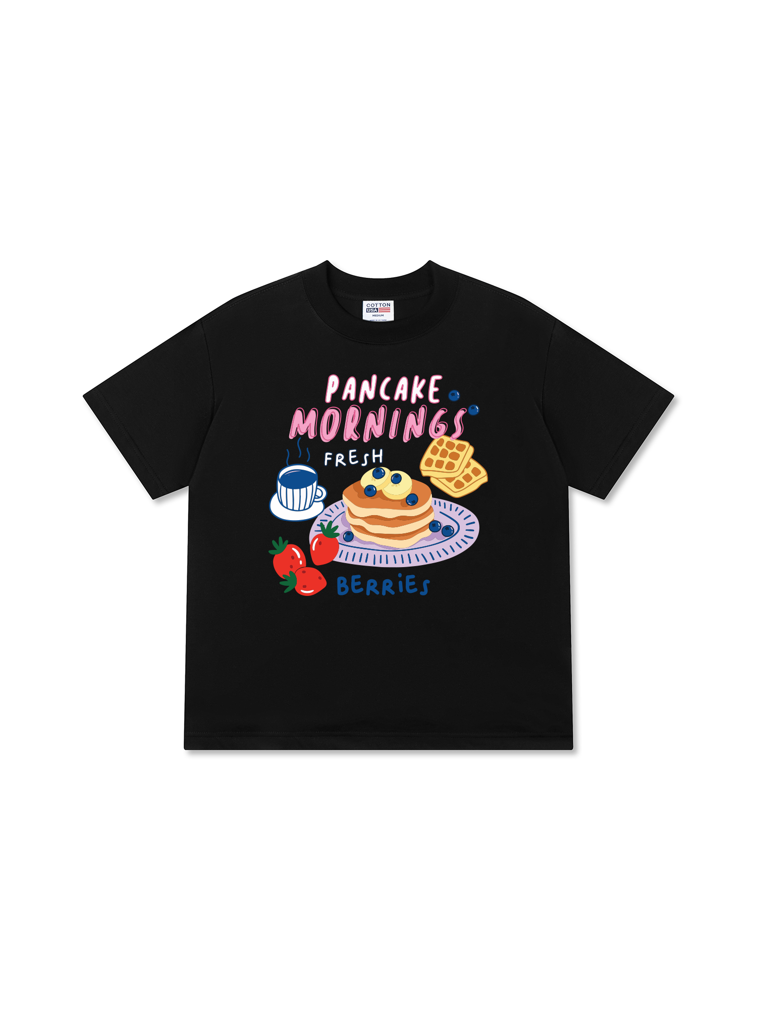 Áo Thun Relaxed Fit Pancake Morning Fresh