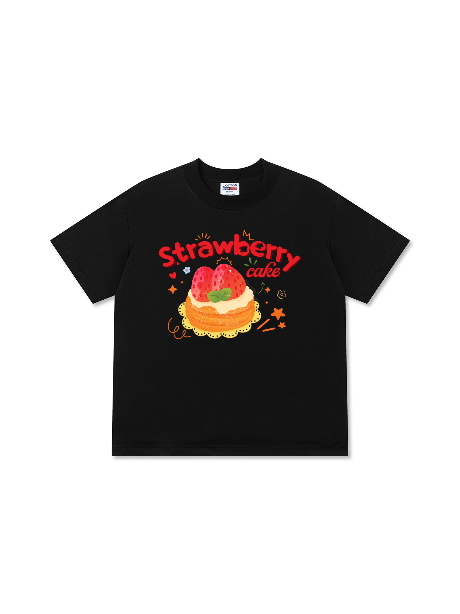 Áo Thun Relaxed Fit Strawberry Cake