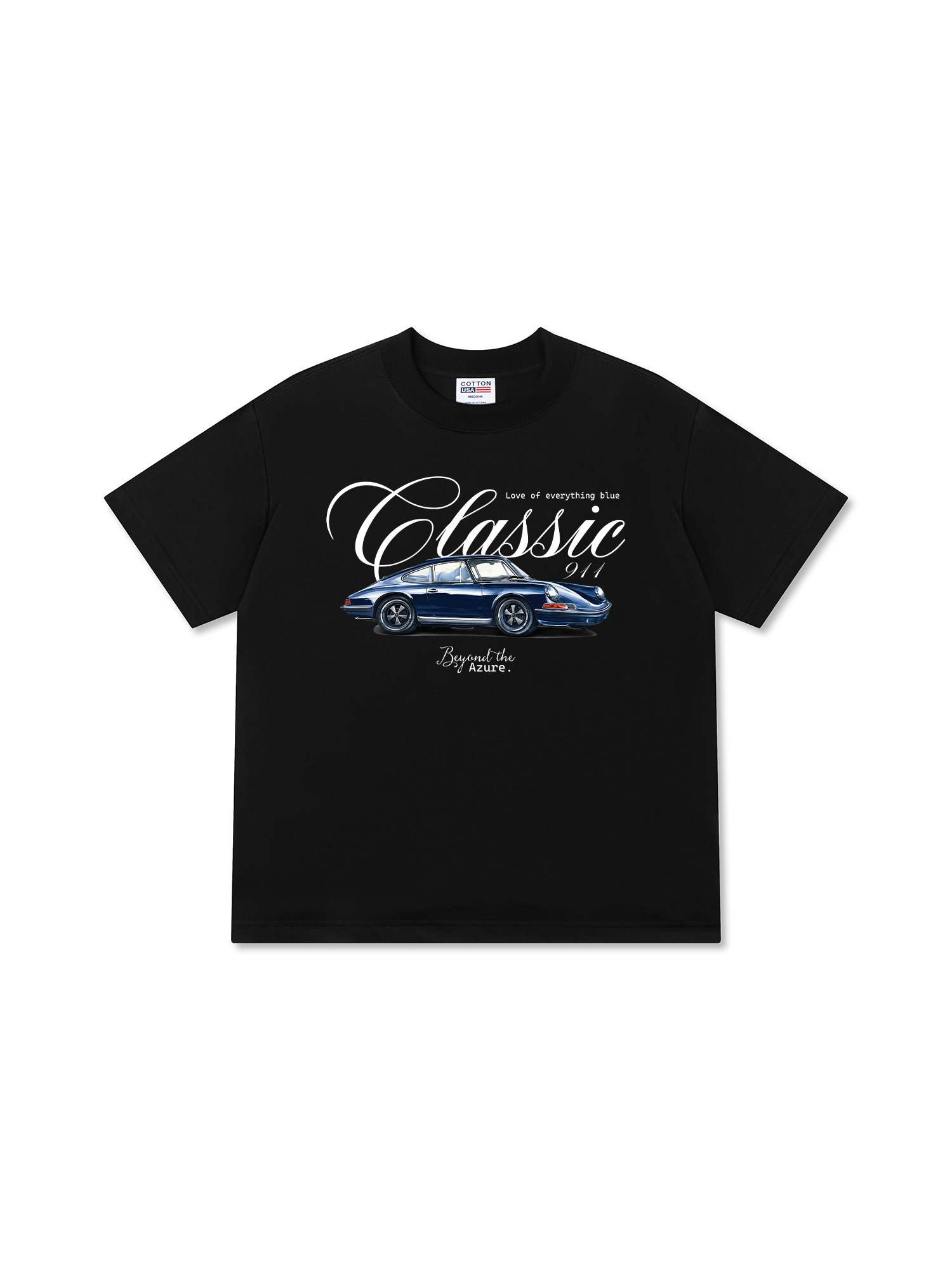 Áo Thun Relaxed Fit  Car Love Of Everything Blue Classic 911