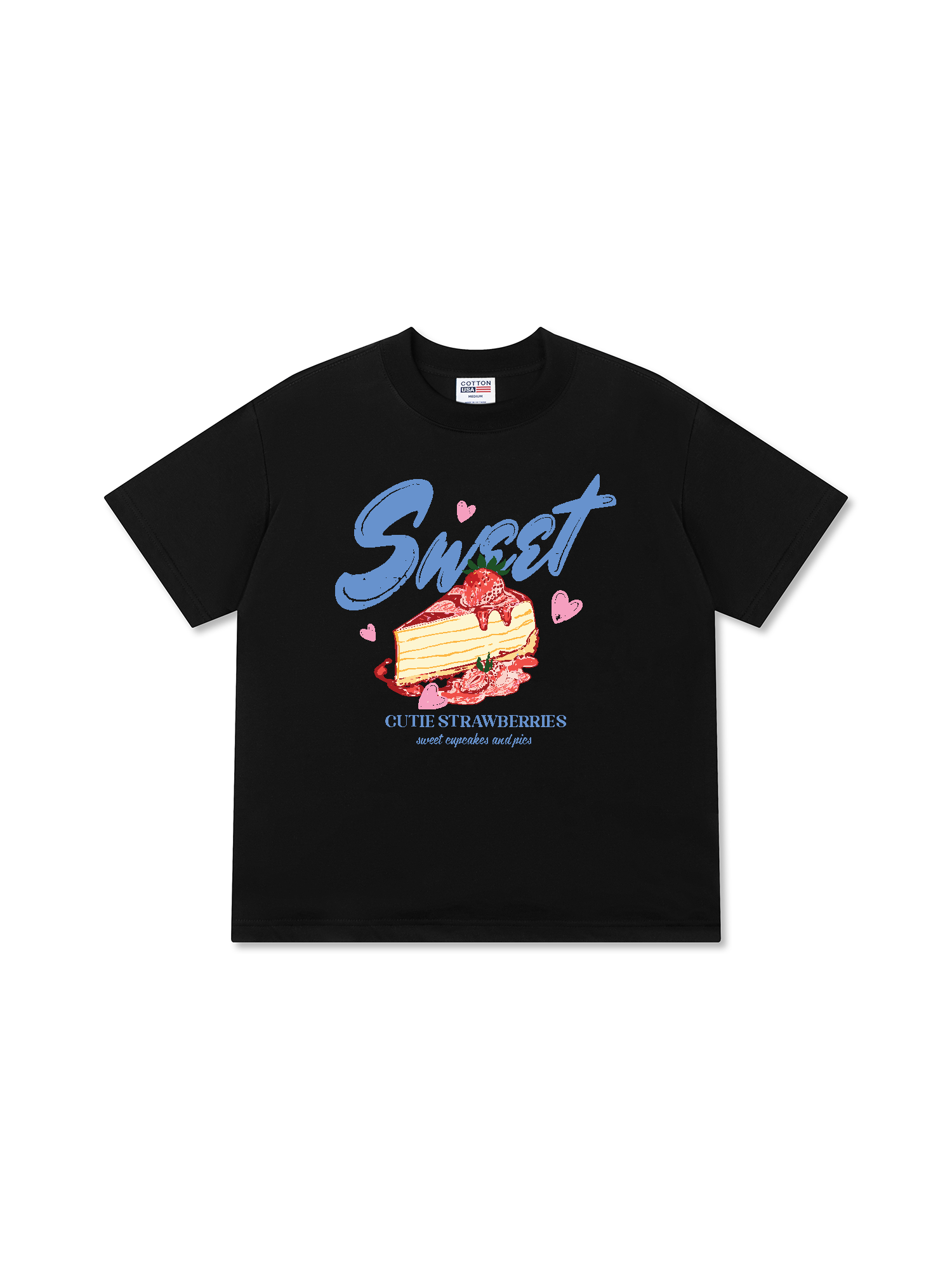 Áo Thun Relaxed Fit Sweet Cutie Strawberries