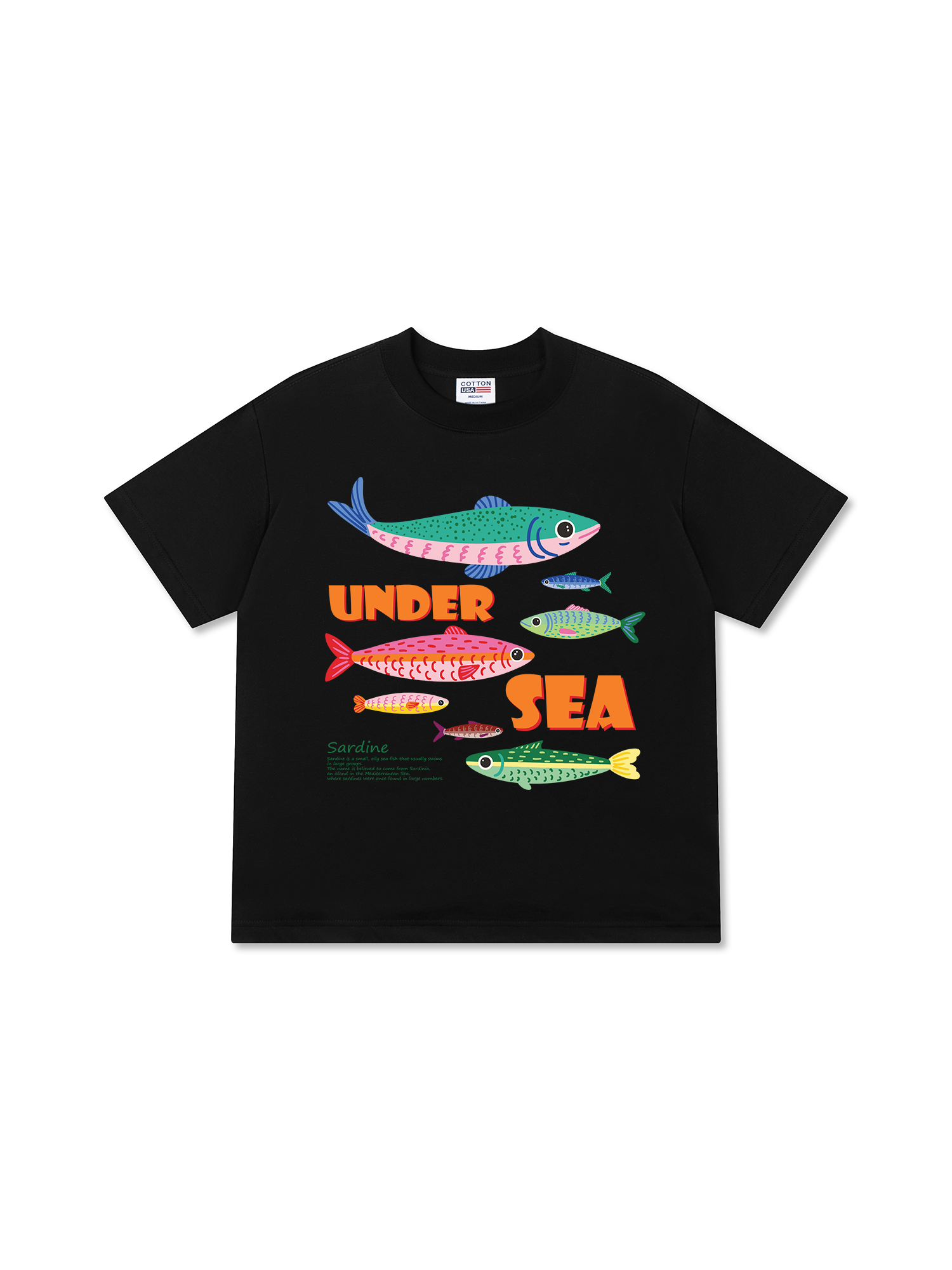 Áo Thun Relaxed Fit Tshirt Tropical Sardine
