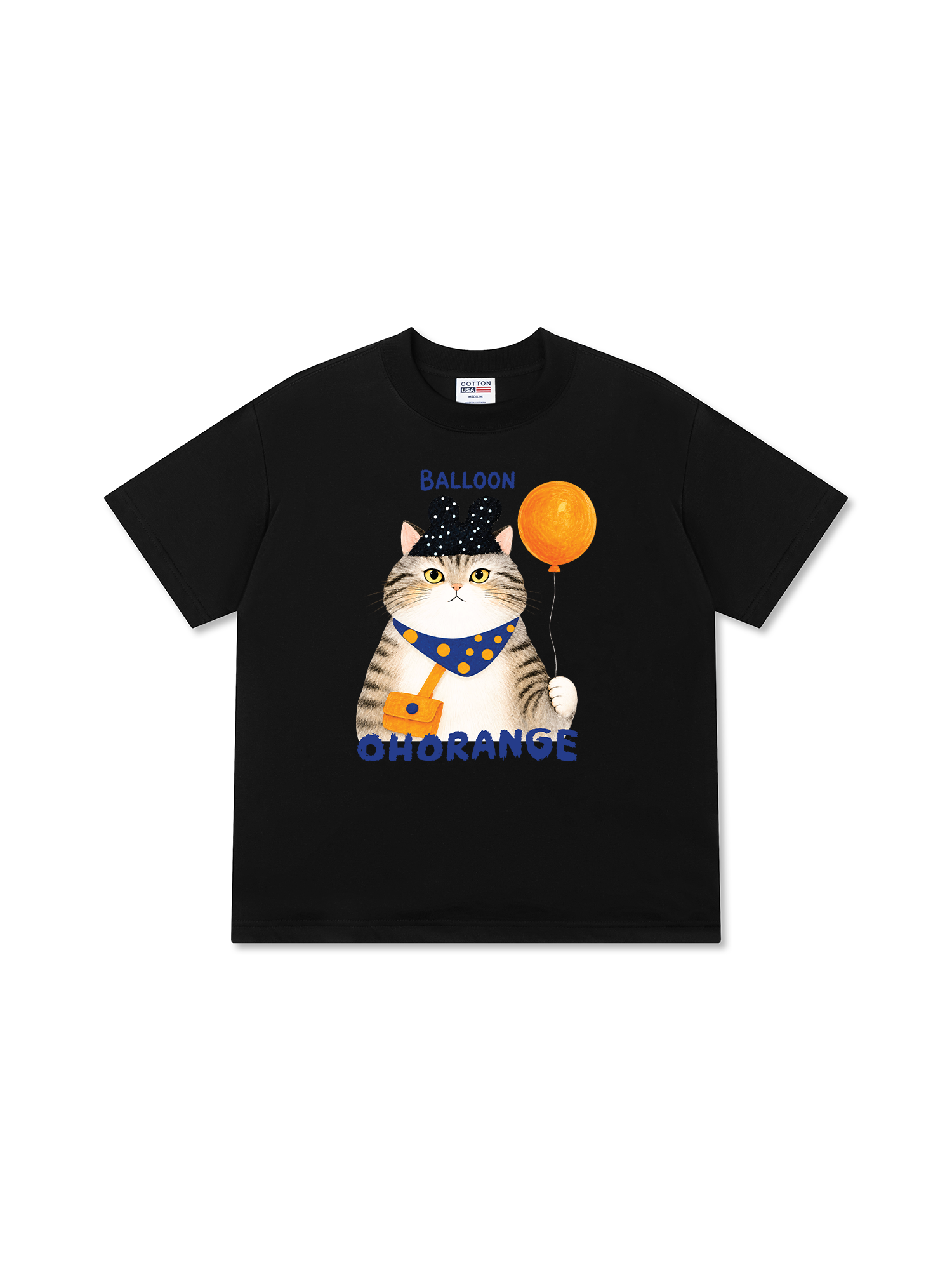 Áo Thun Relaxed Fit Soft Paw Meaw With Balloon