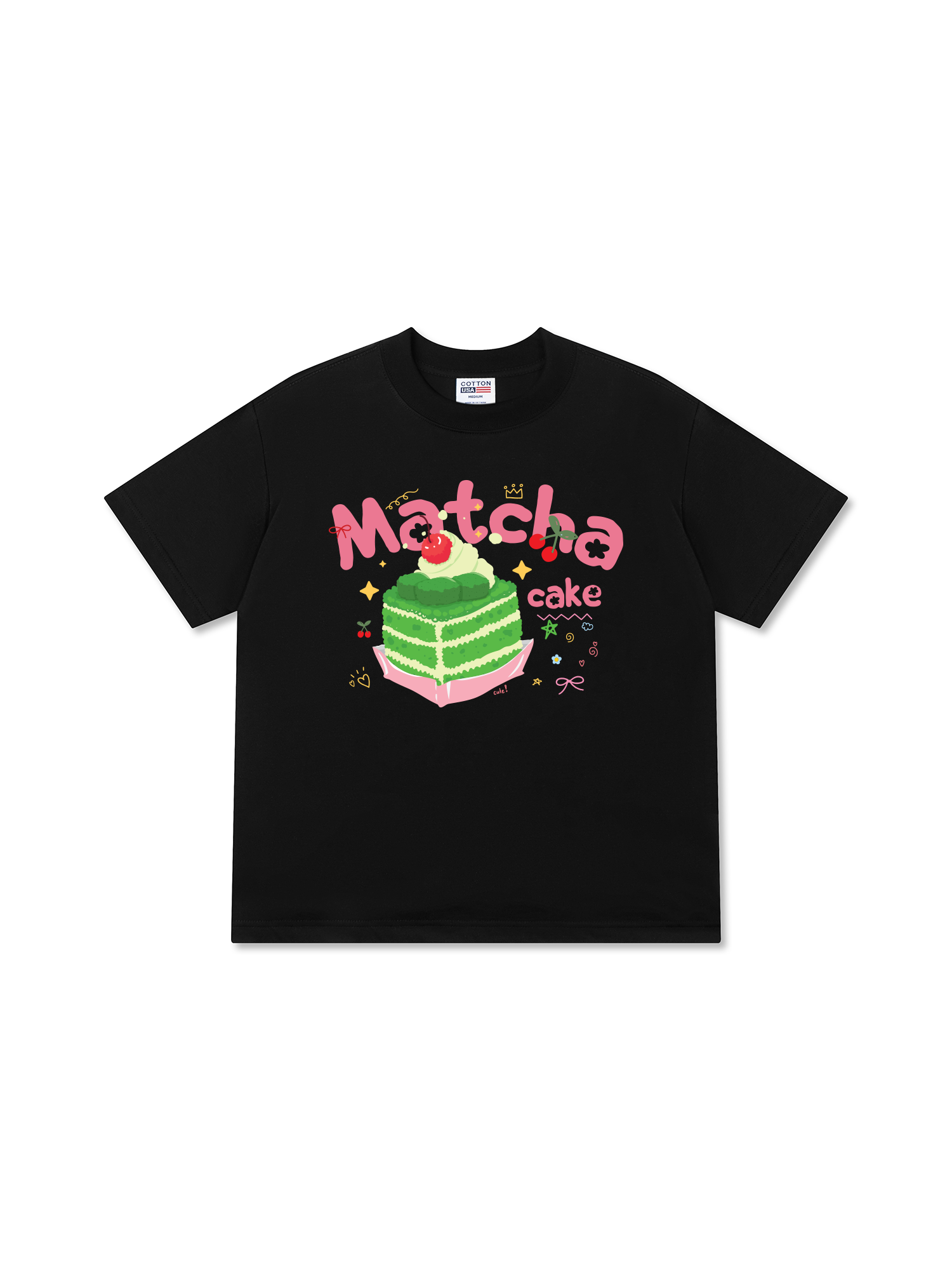Áo Thun Relaxed Fit Matcha Cake